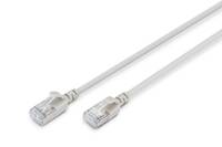 DIGITUS CAT 6A F-FTP Slim Patchkabel, 7 m, Grau, 7 m, Cat6a, F/FTP (FFTP), RJ-45... - Digitus CAT 6A F-FTP Slim Patchka