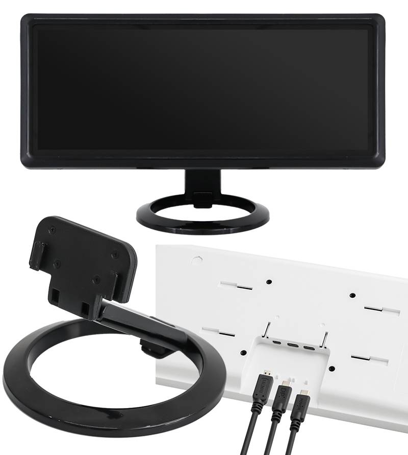UM-1272C Ultra-wide USB 12.3" Monitor (2x USB-C, 1x MicroHDMI, Multitouch, 8:3 Auflösung)