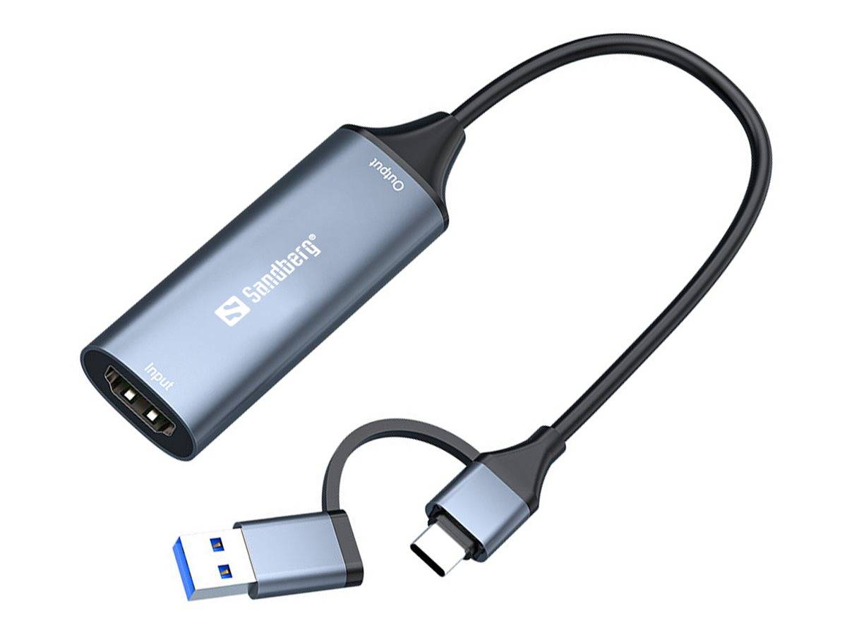 SANDBERG Videoadapter - HDMI weiblich zu 24 pin USB-C