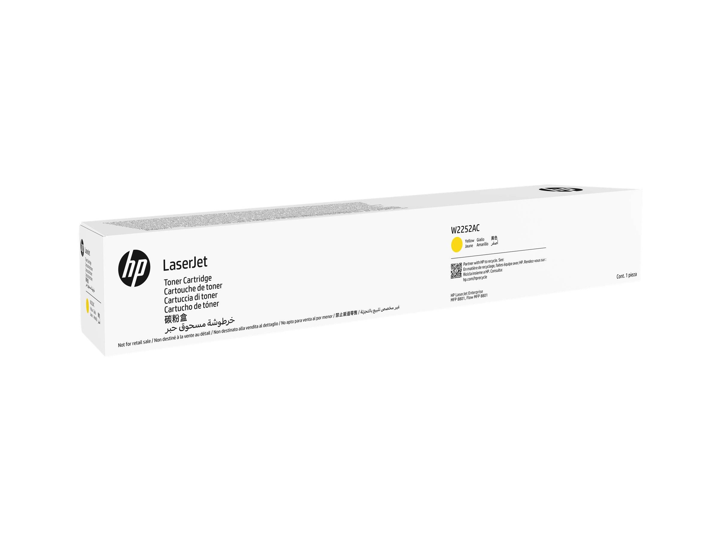 HP LaserJet Tonerpatrone, Modell W2250X, auf weißem Hintergrund dargestellt.
