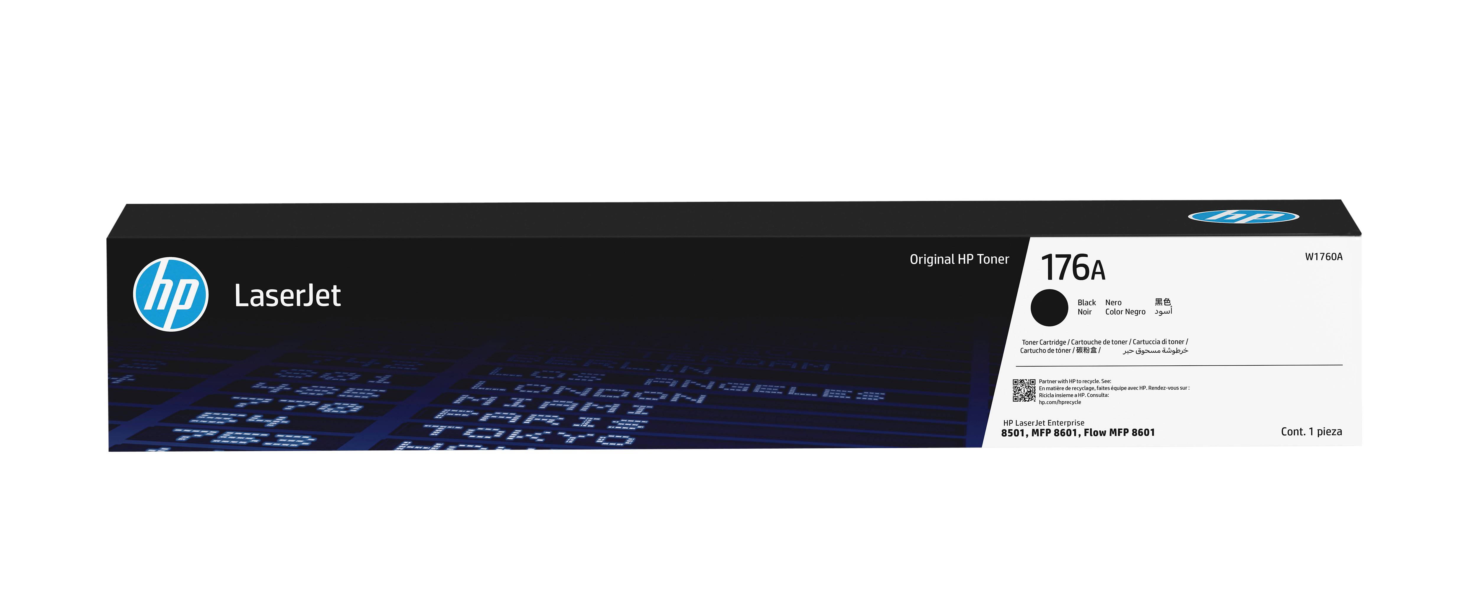 HP 176A - Schwarz - original - LaserJet - Box - Tonerpatrone (W1760A)