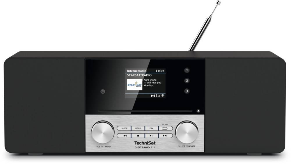 TechniSat DAB+Digitalradio DIGITRADIO3IR sw/si