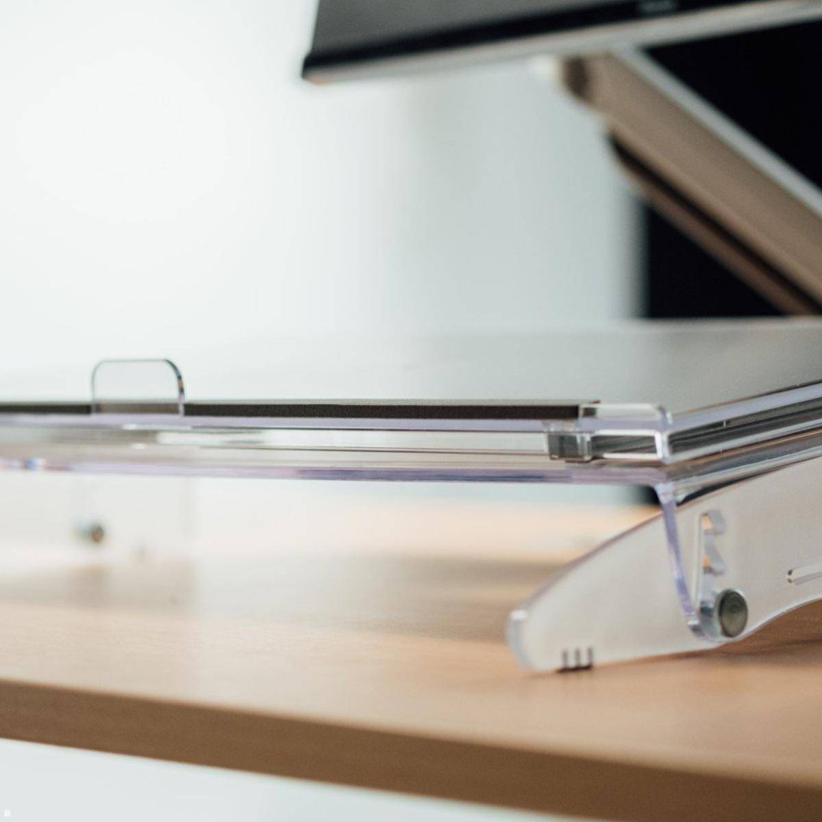 BakkerElkhuizen FlexDesk 640 Dokumentenhalter mit Lupenlineal (BNEFDESK640CR)