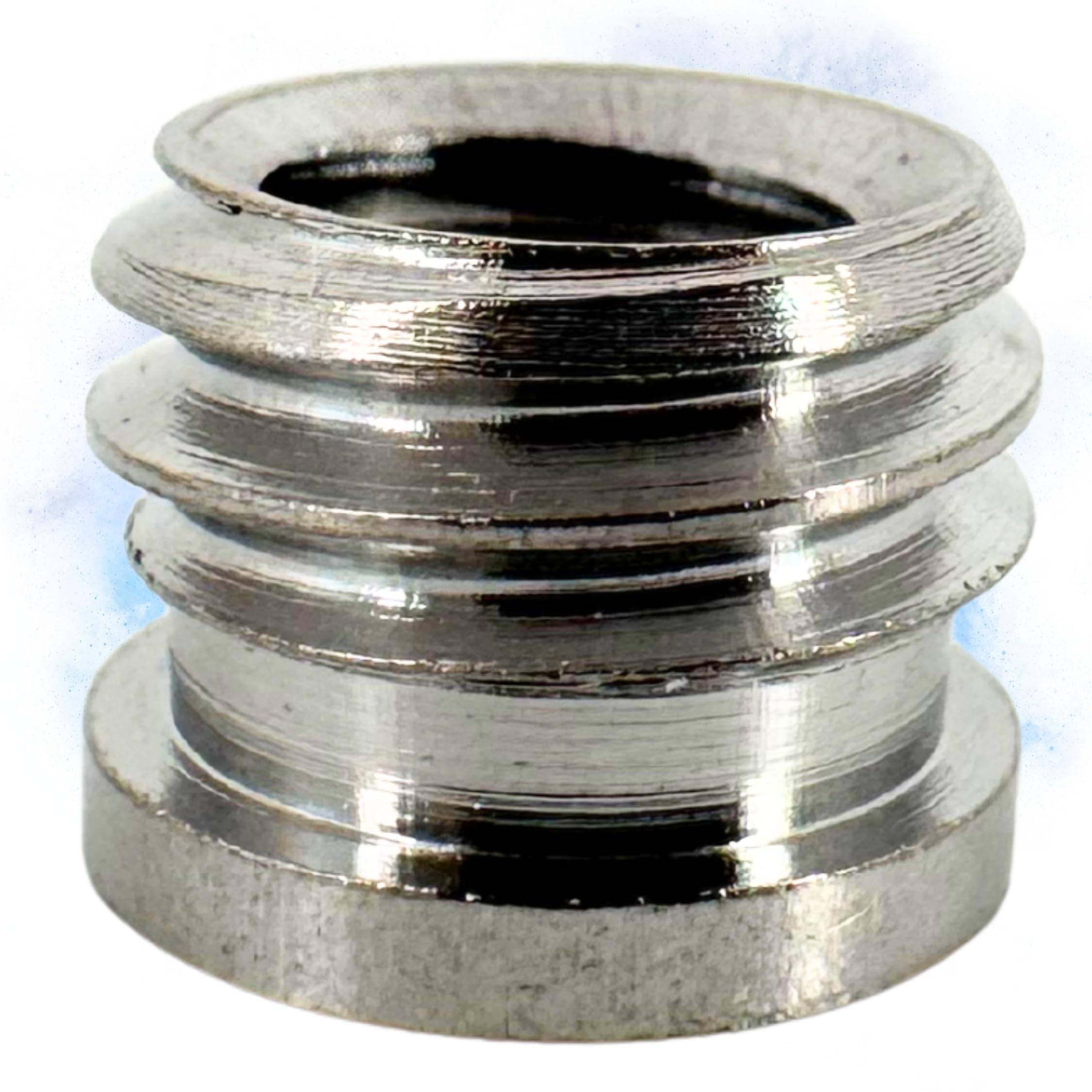 1x Adapter 1/4 auf 3/8 Zoll Kamera Schraubadapter Mikrofonständeradapter Stativgewindeadapter Gewindeadapter Schraube Gewinde 1/4" 3/8"