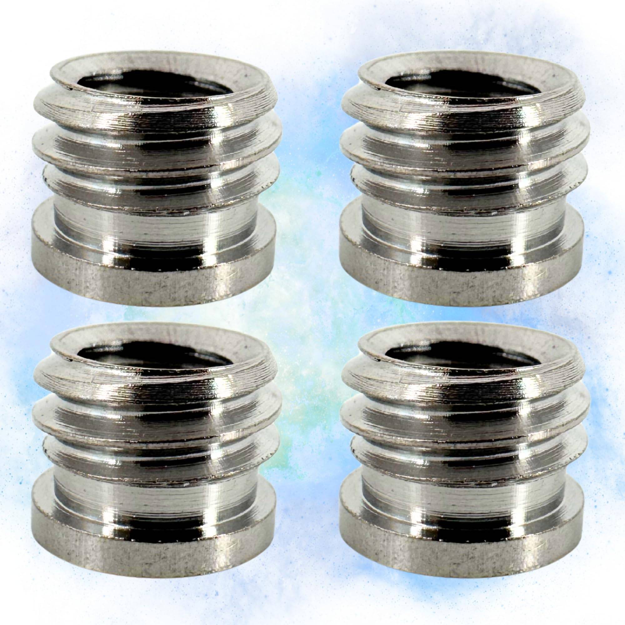 4x Adapter 1/4 auf 3/8 Zoll Kamera Schraubadapter Gewindeadapter Mikrofon Ständer adapter Stativgewindeadapter