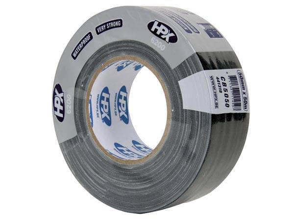 Professionelles gewebe-klebeband 50mm x 50m - schwarz