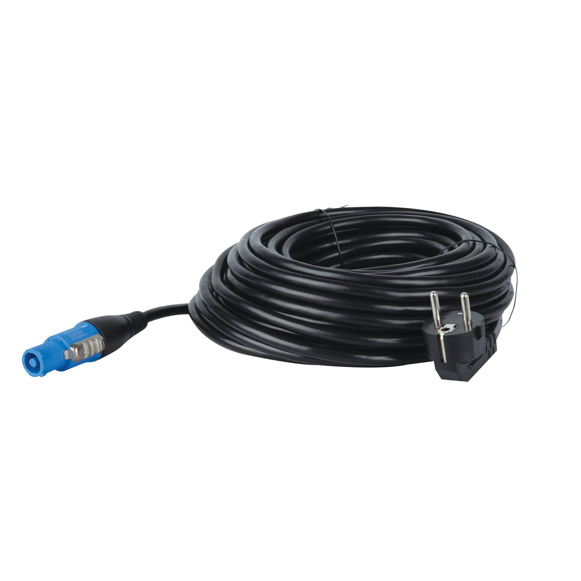 DAP Power Cable Neutrik powerCON to Schuko 3x 2.5 mm² 20 m