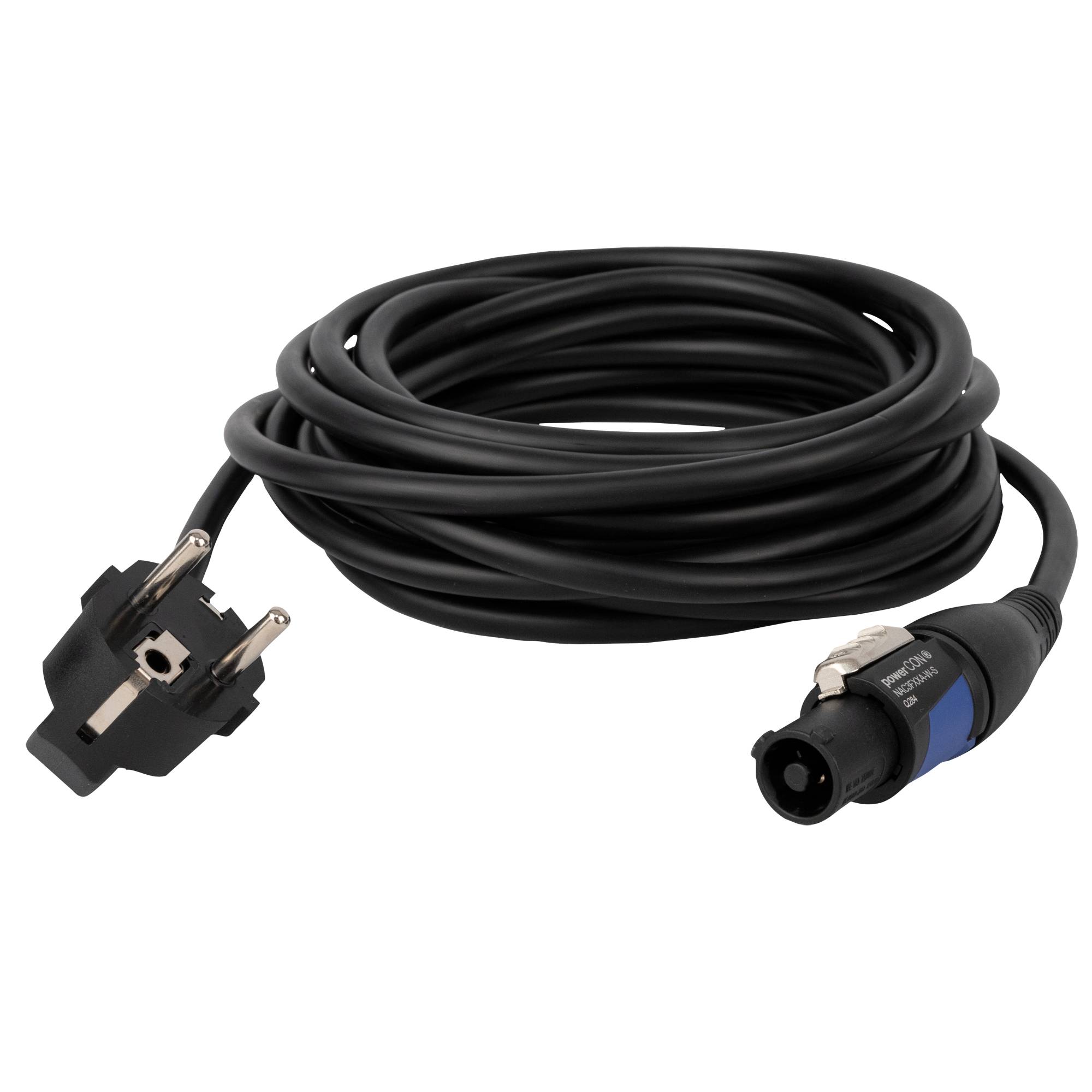 DAP Power Cable Neutrik powerCON to Schuko 3x 1.5 mm² 6 m