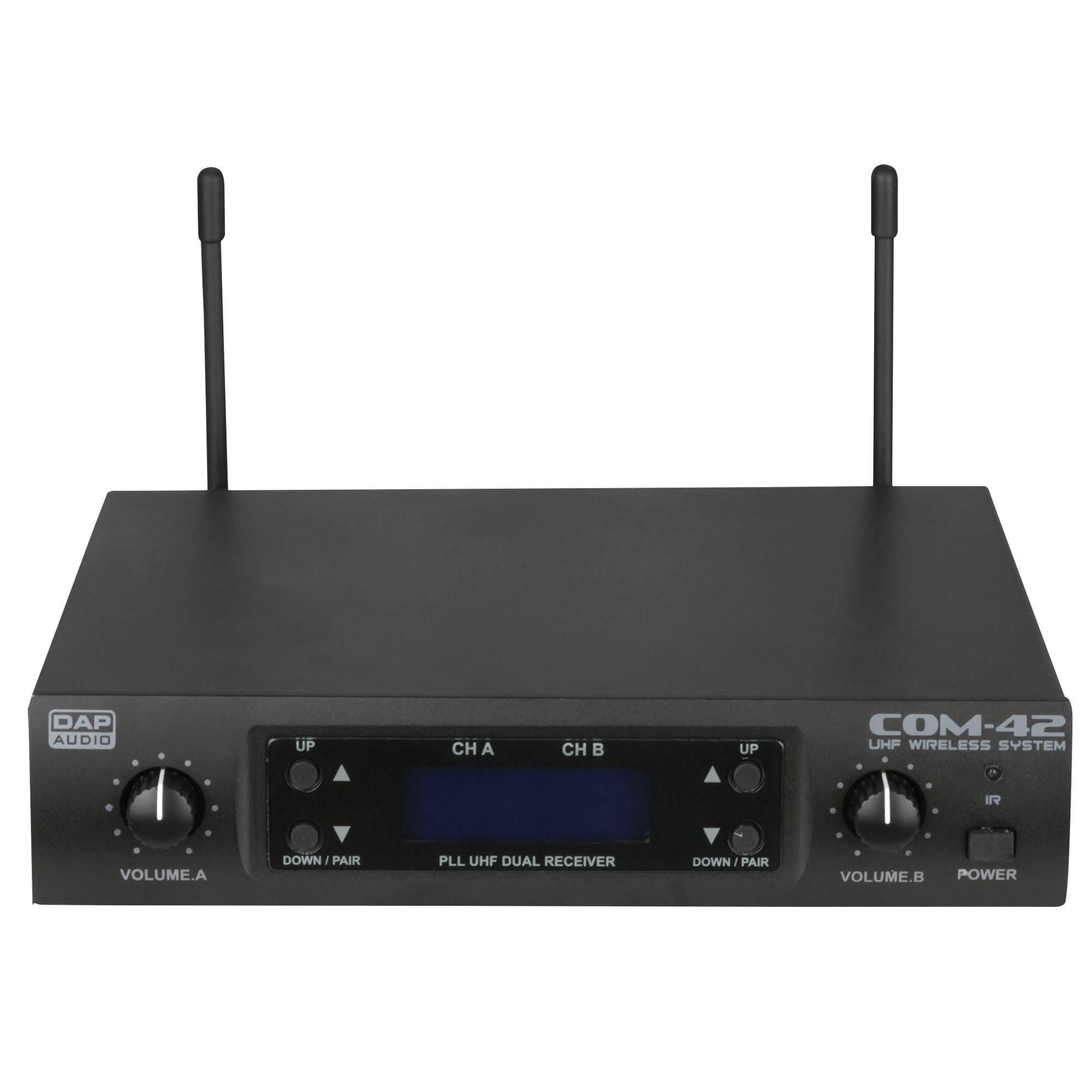 DAP COM-42 Kabelloses UHF-Handmikrofon mit 2 Kanälen