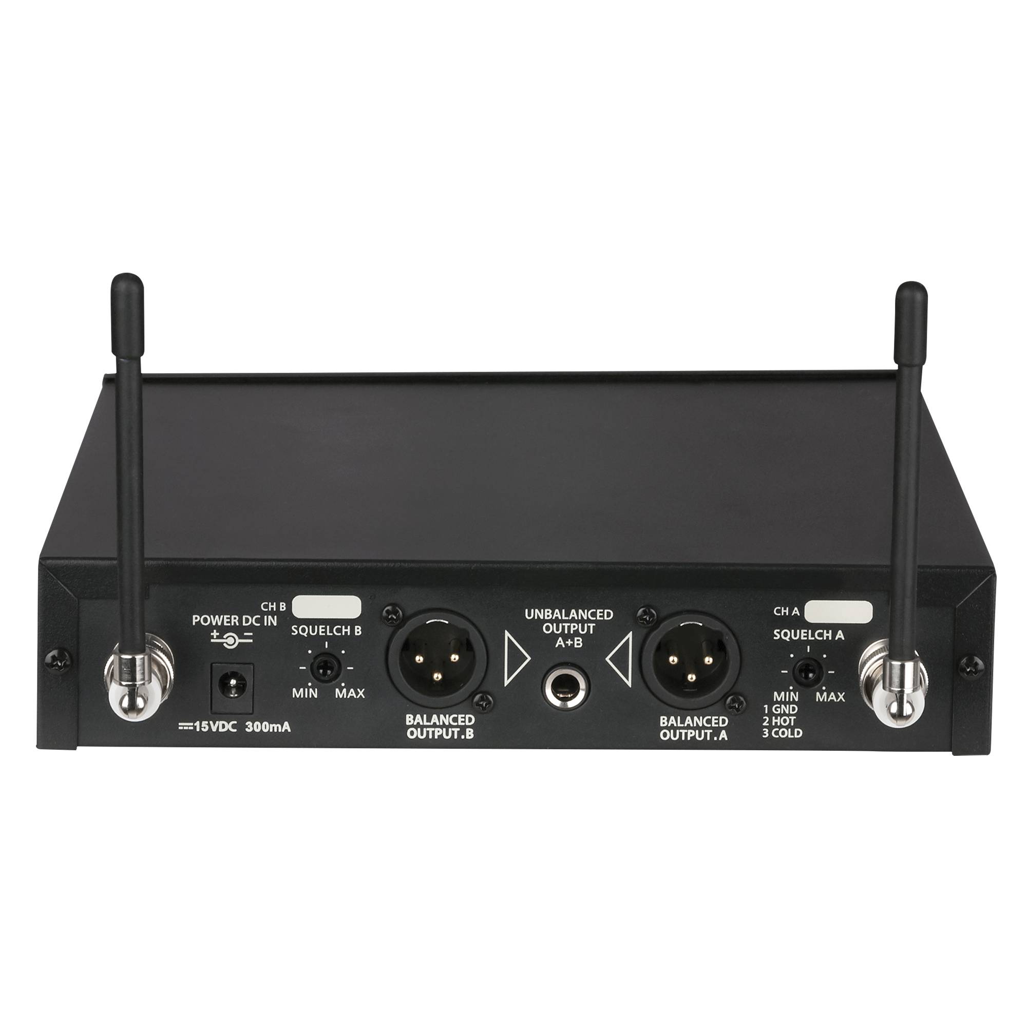 DAP COM-42 Kabelloses UHF-Handmikrofon mit 2 Kanälen