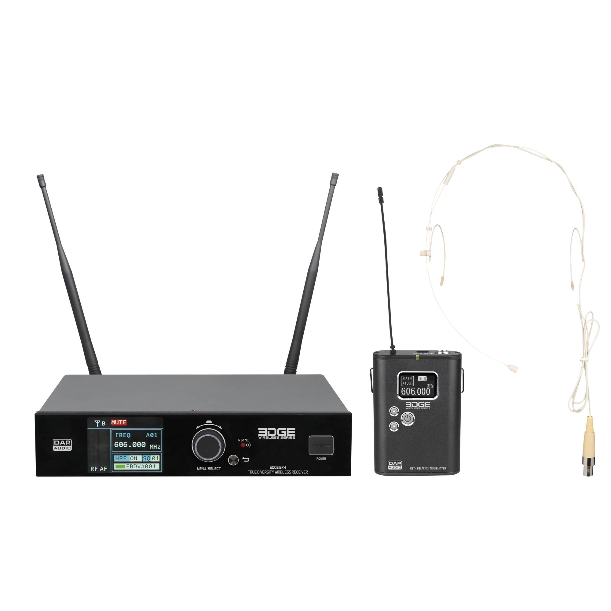 DAP EDGE EBS-1 Kabelloses Beltpack-Set - 610-670 MHz