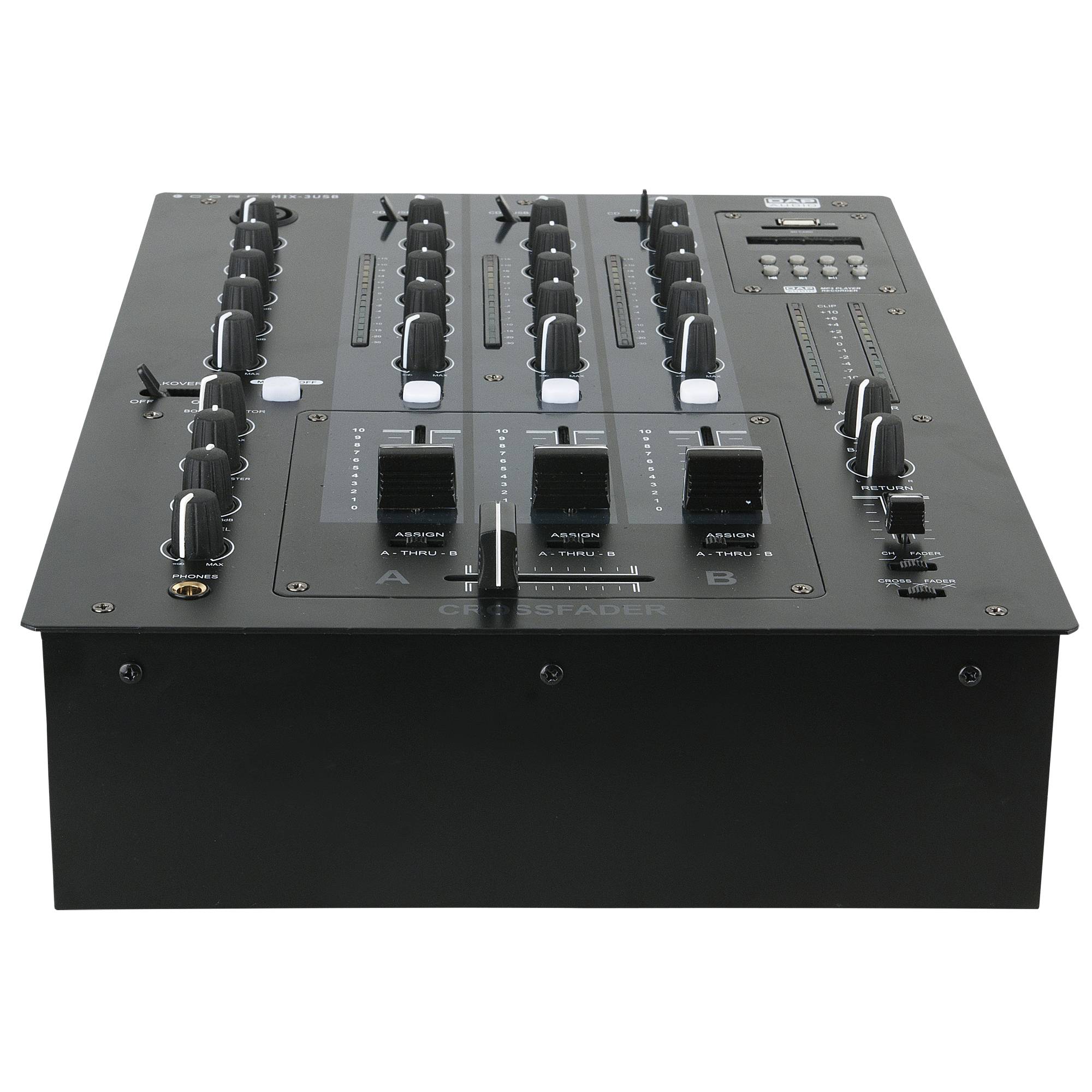 DAP CORE MIX-3 USB Dreikanal-DJ-Mixer mit USB-Schnittstelle