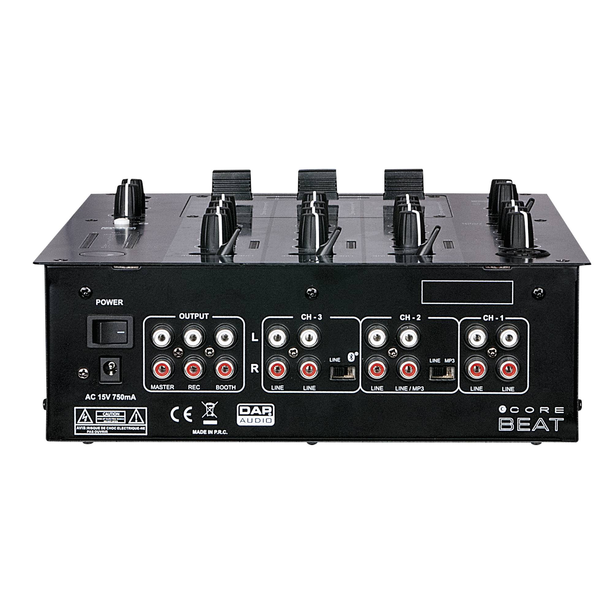 DAP CORE Beat 3-Kanal DJ-Mischpult