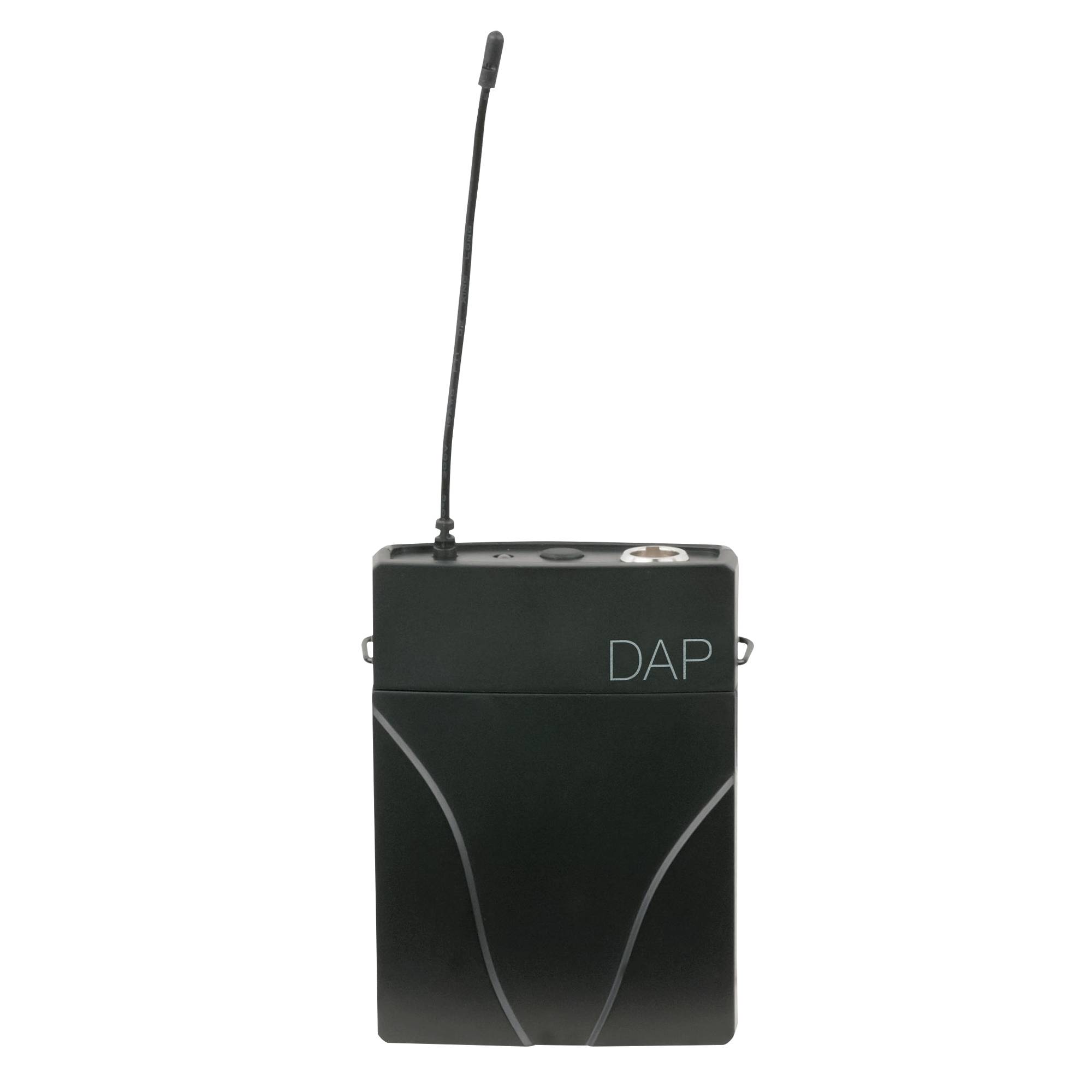 DAP BP-10 Beltpack transmitter for PSS-110 615-638 MHz - einschließlich Headset