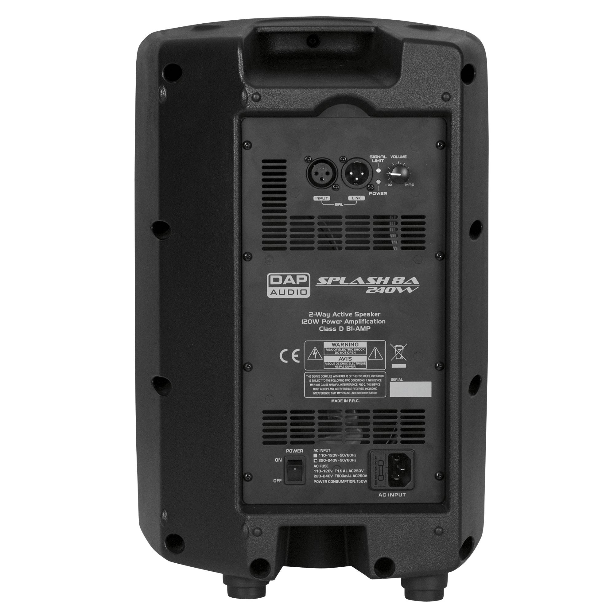 DAP Splash 8A Aktiver 8" Fullrange-Lautsprecher