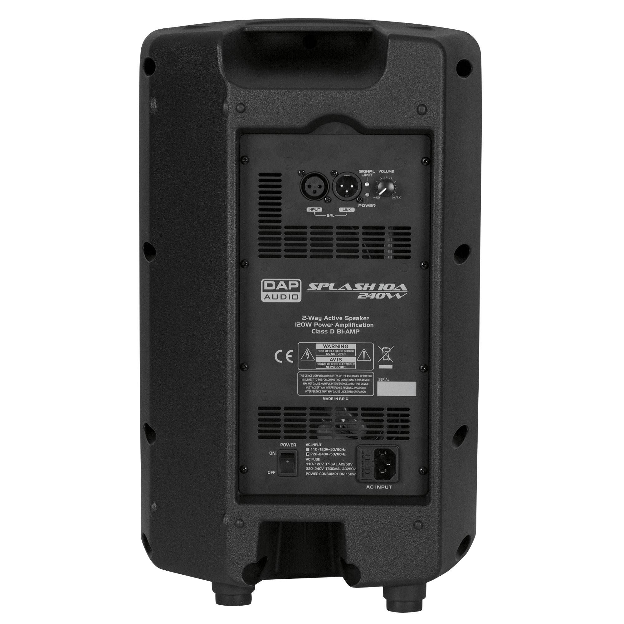 DAP Splash 10A Aktiver 10" Fullrange-Lautsprecher
