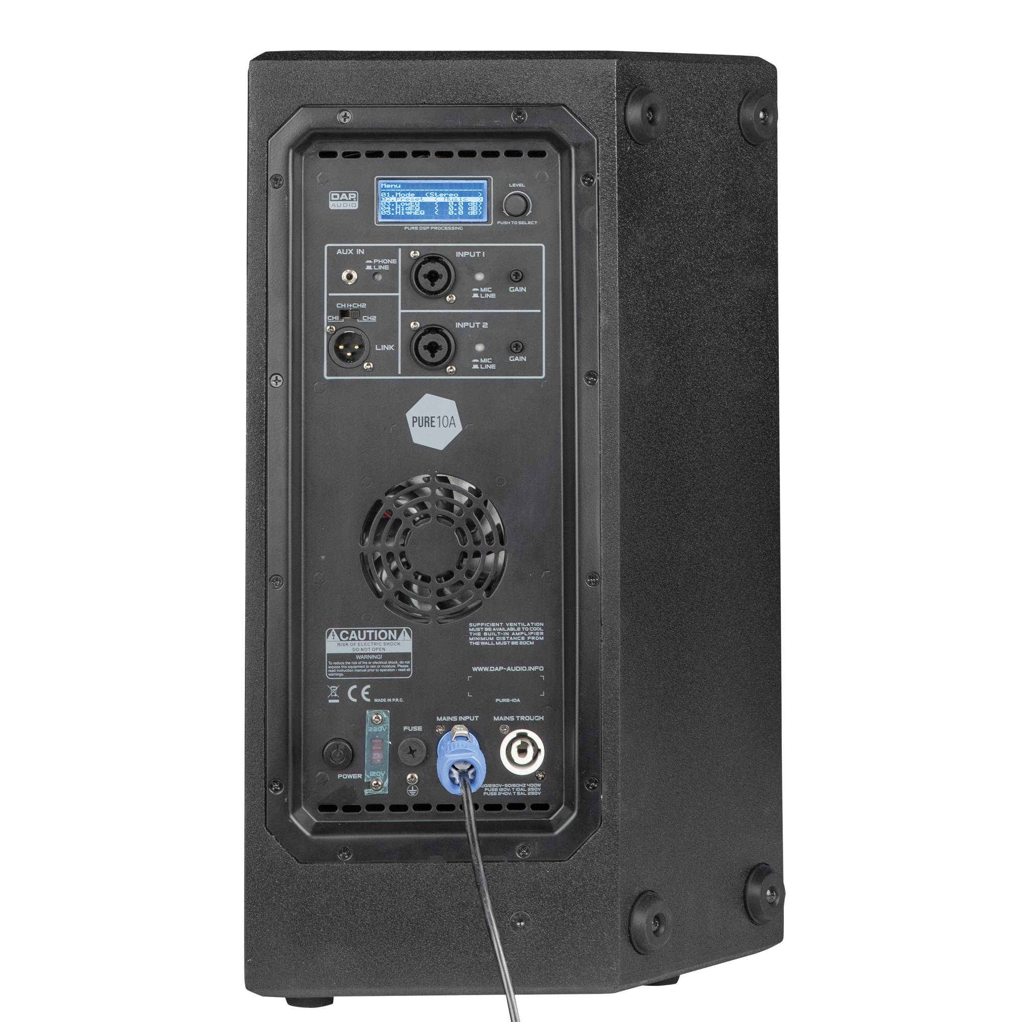 DAP Pure-10A Aktiver 10" Fullrange-Lautsprecher