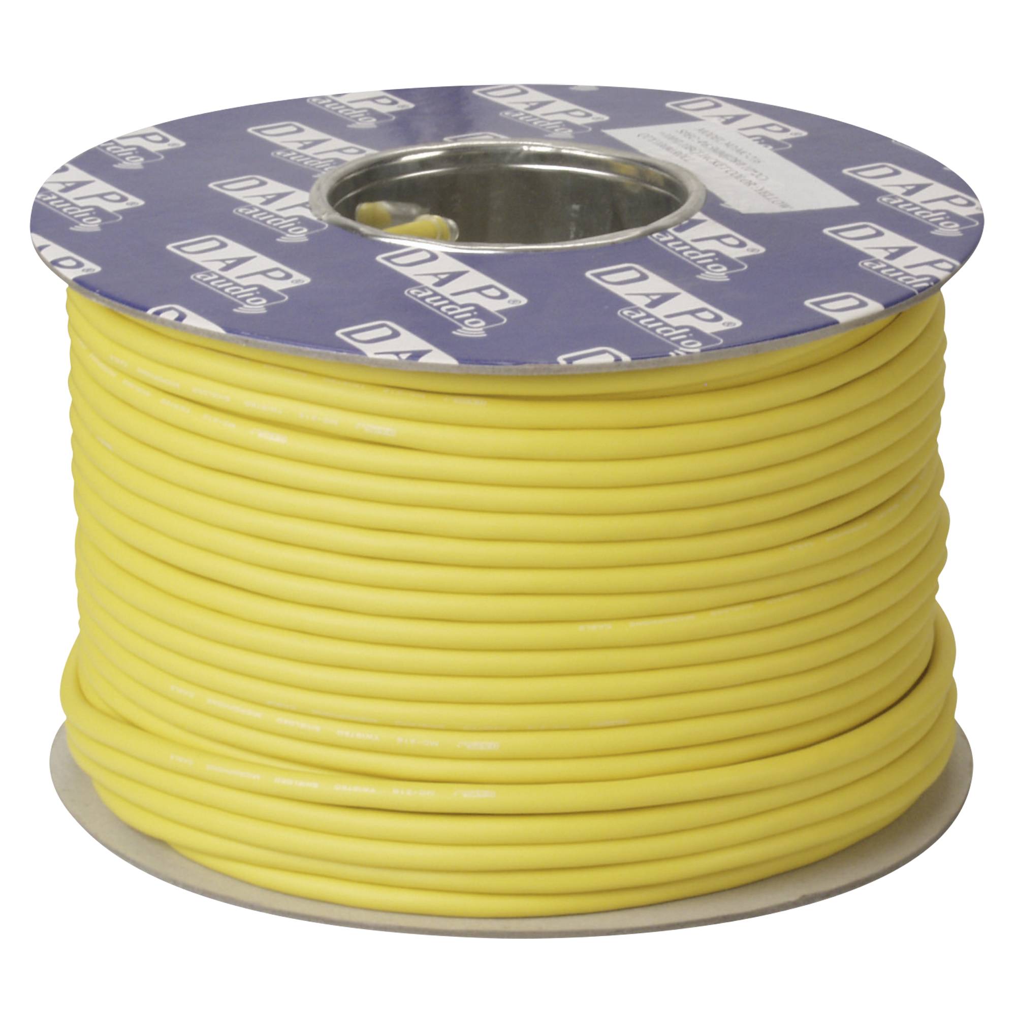 DAP MC-226 Gelbes doppelt isoliertes Mikrofonkabel - 100-m-Rolle