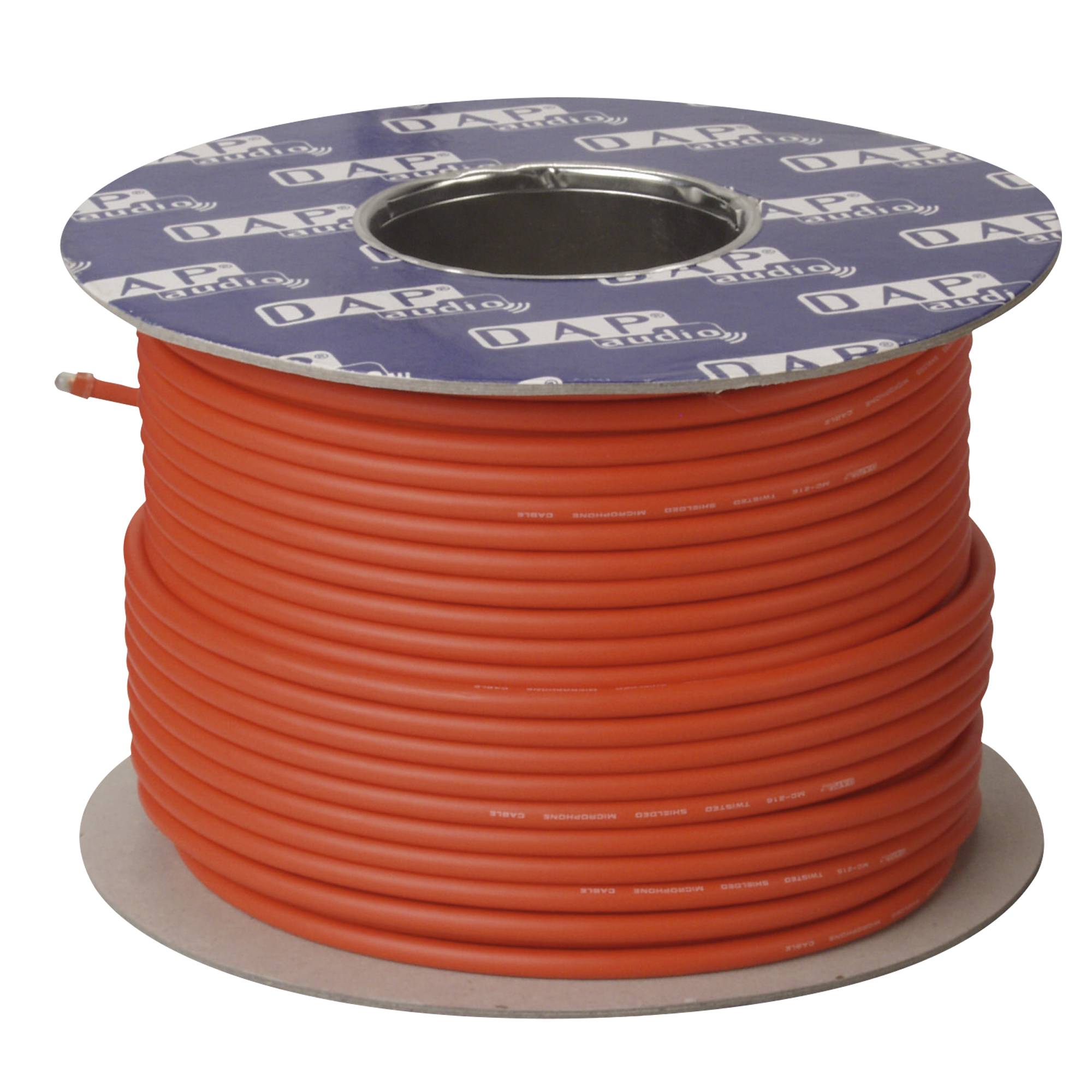 DAP MC-226 Rotes doppelt isoliertes Mikrofonkabel - 100-m-Rolle