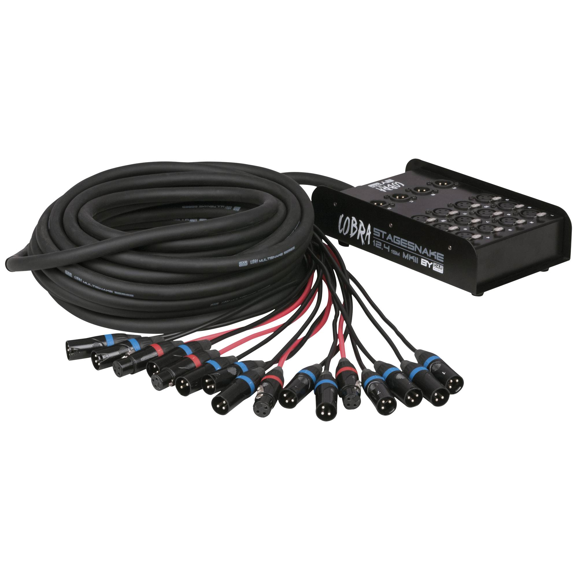 DAP CobraX 12/4 StageSnake 15m