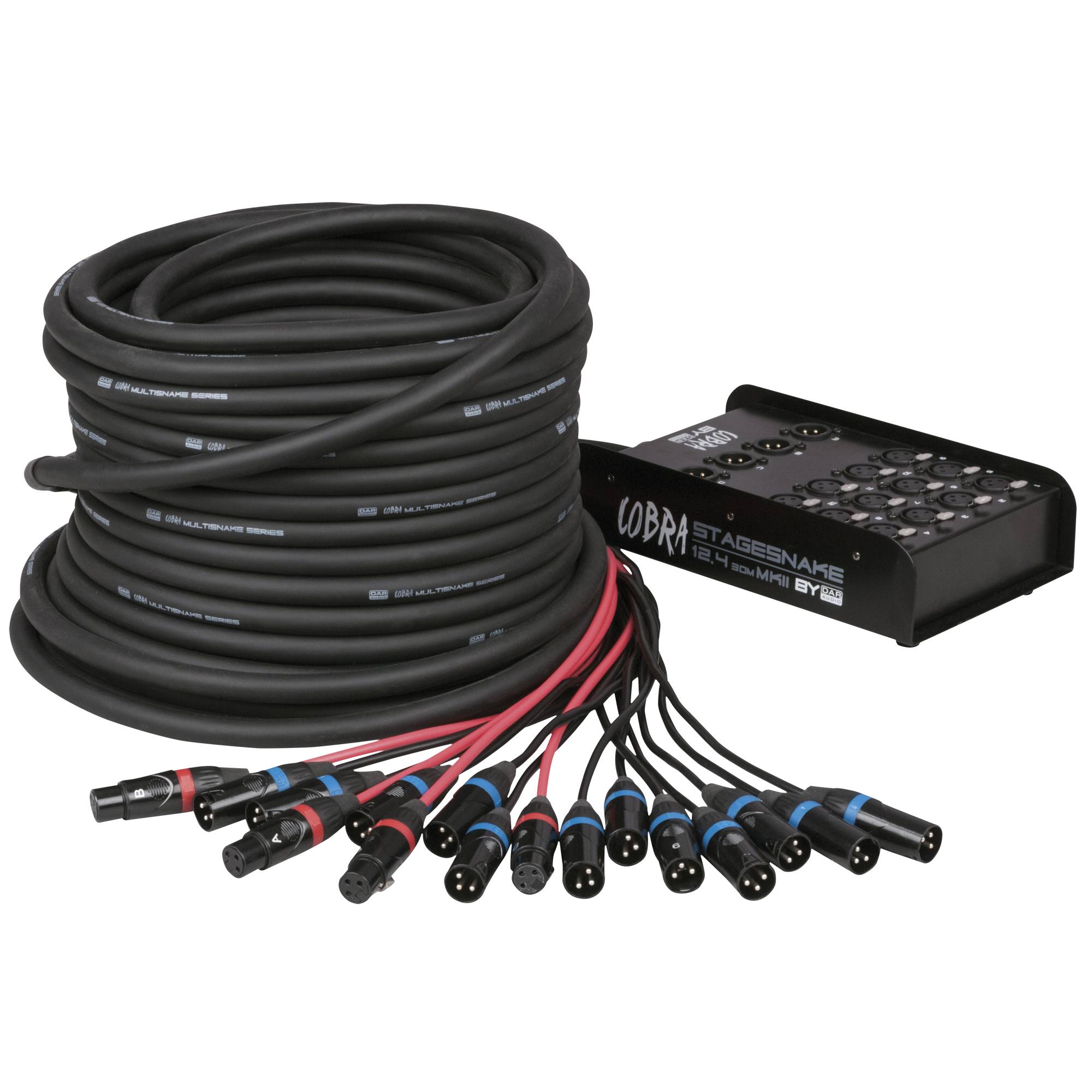 DAP CobraX 12/4 StageSnake 30m