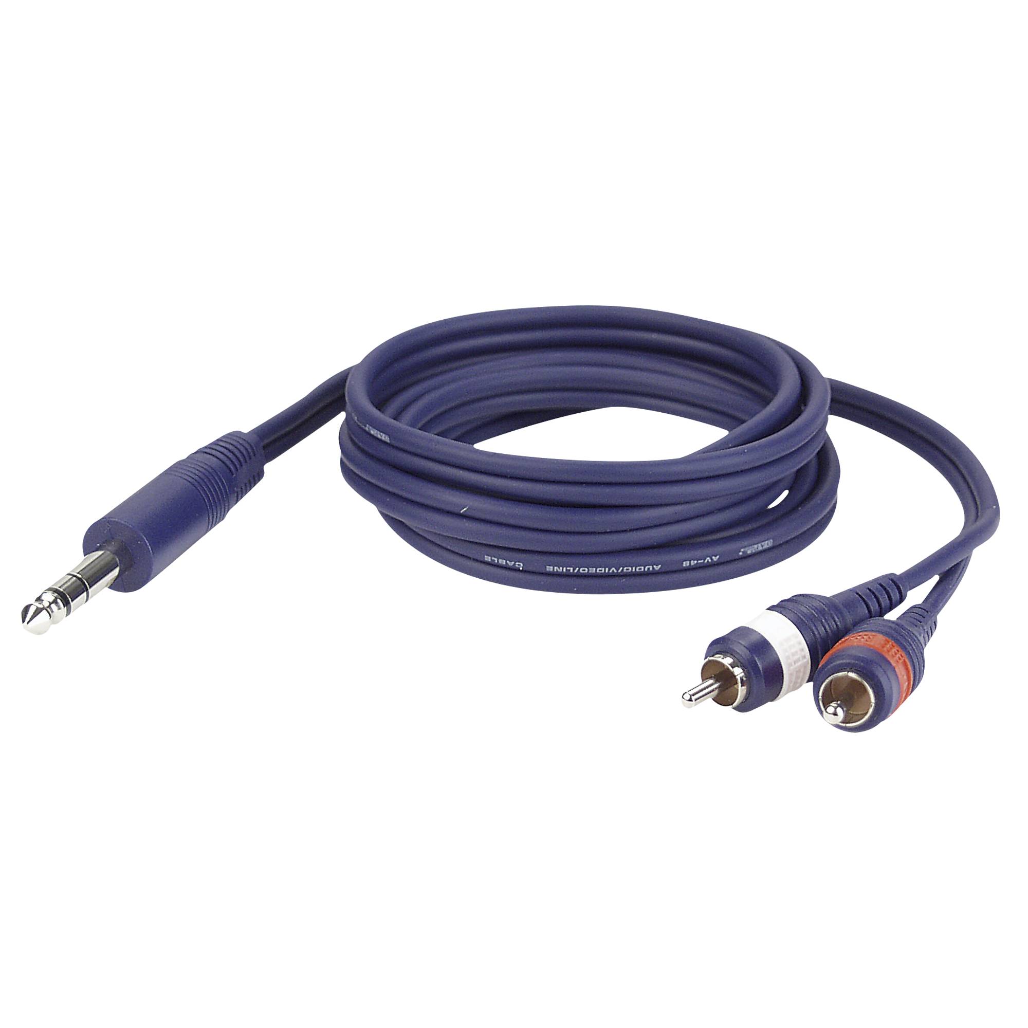 DAP FL35 - Stereo Jack to 2 RCA male L/R 6 m
