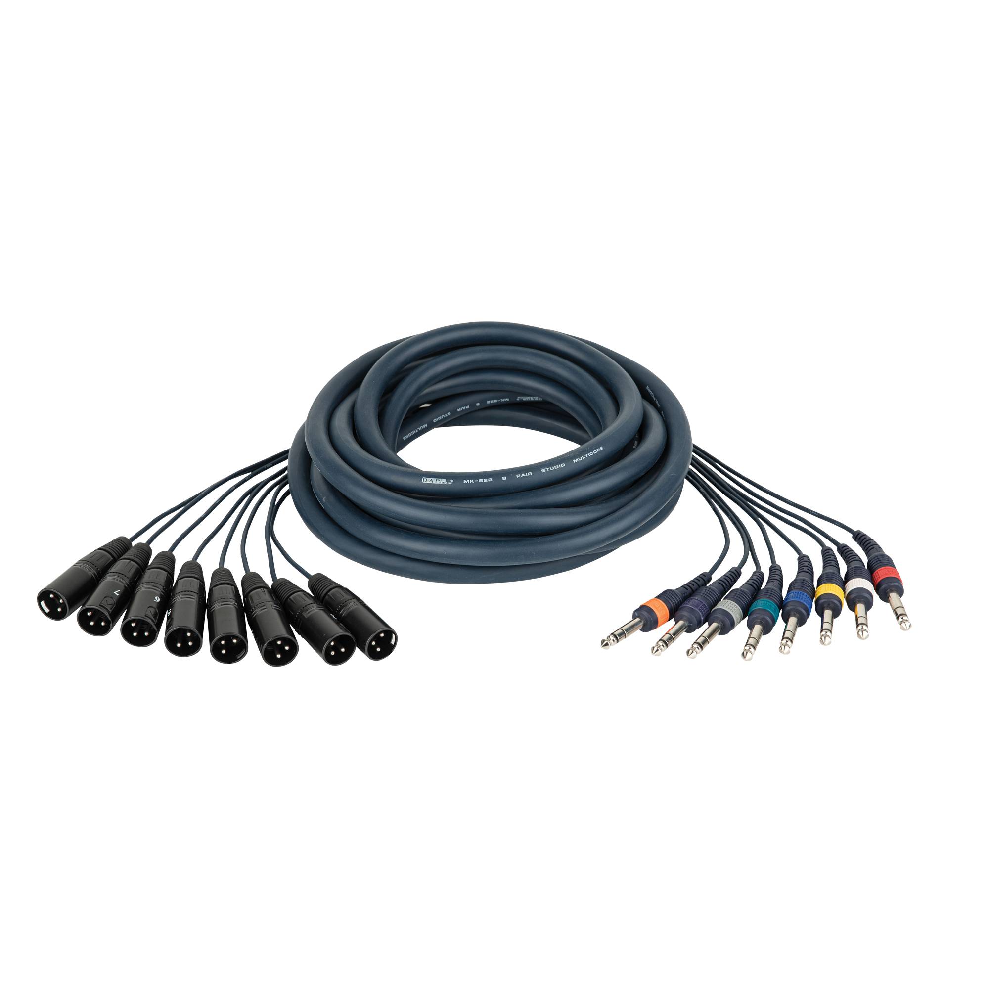 DAP FL68 - 8 XLR/M 3P to 8 Jack stereo 6 m