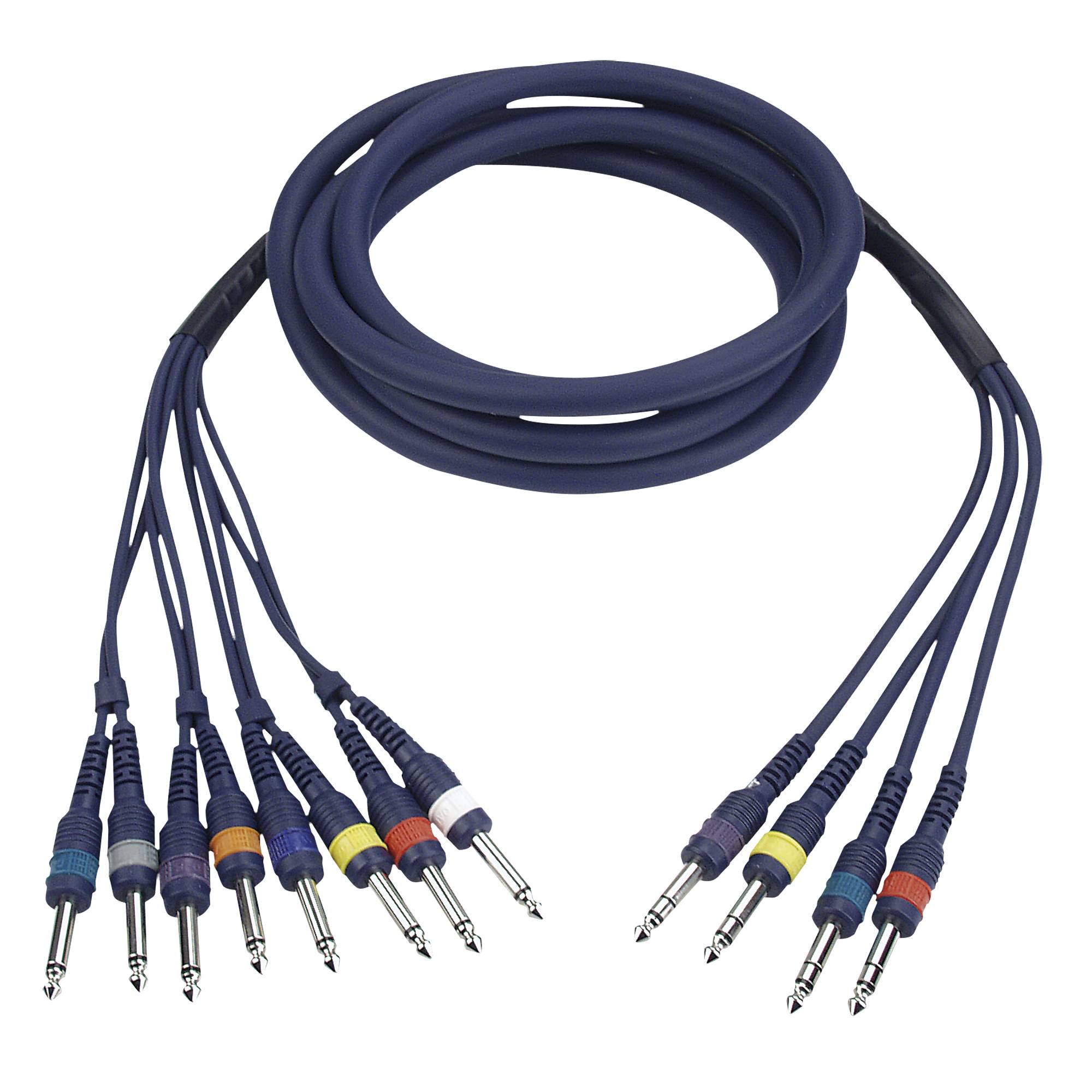 DAP FL69 - 8 Jack mono to 4 Jack stereo 3 m