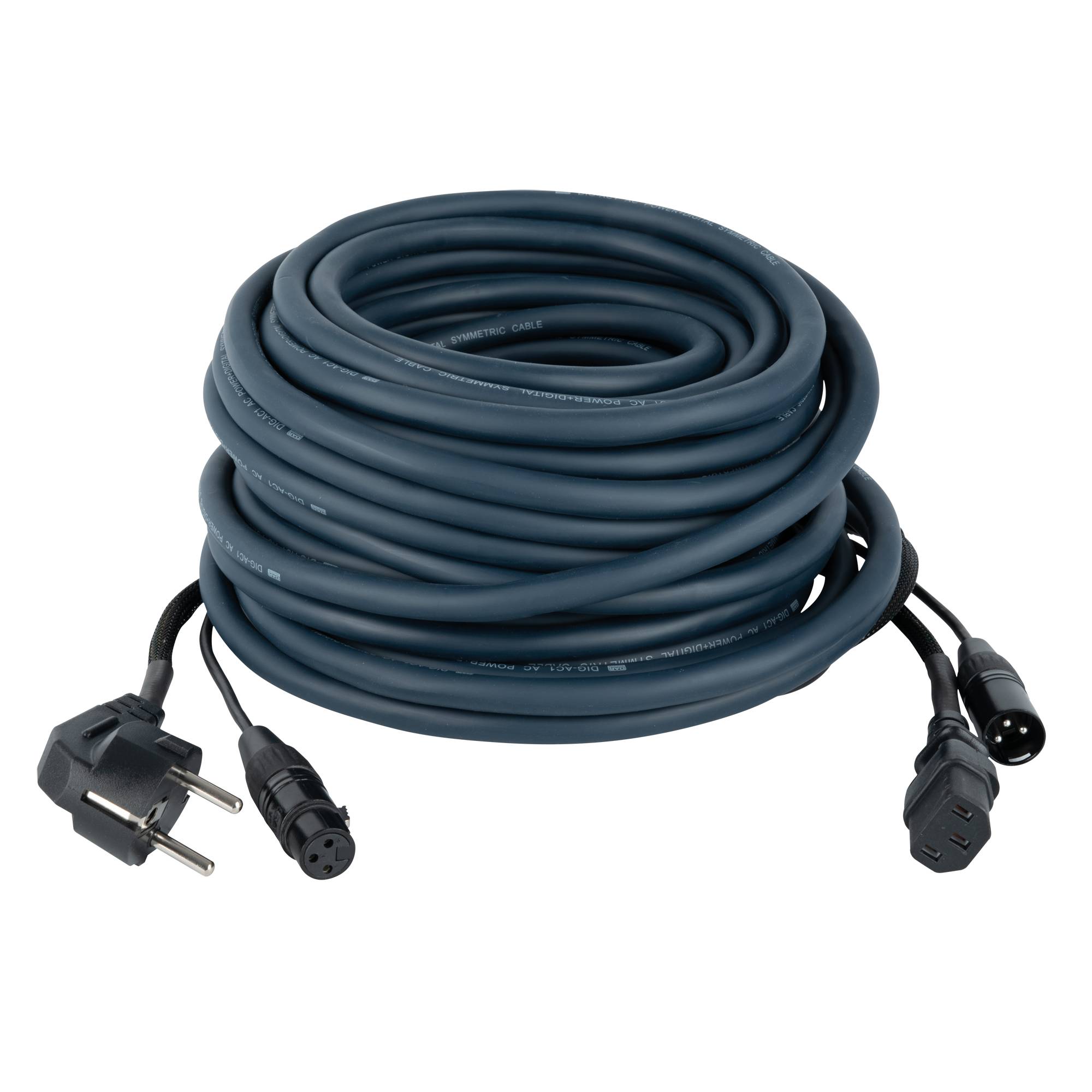 DAP FP08 - Schuko/XLR F - IEC/XLR M - Audio / Power AUDIO Strom- und Signalkabel - 10m