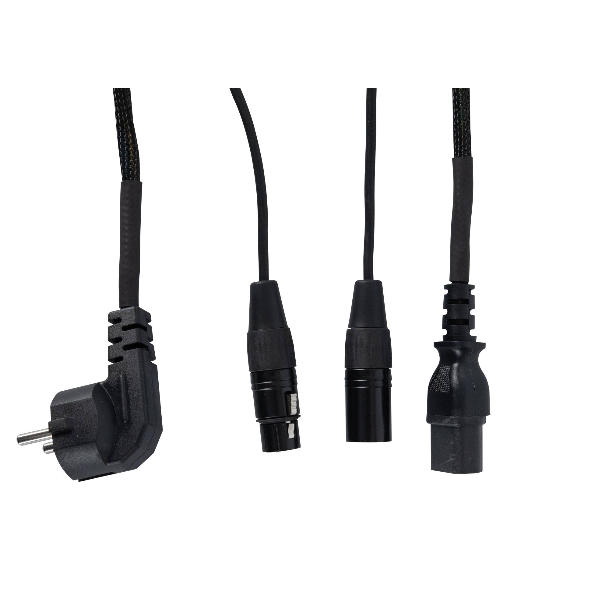 DAP FP08 - Schuko/XLR F - IEC/XLR M - Audio / Power AUDIO Strom- und Signalkabel - 10m