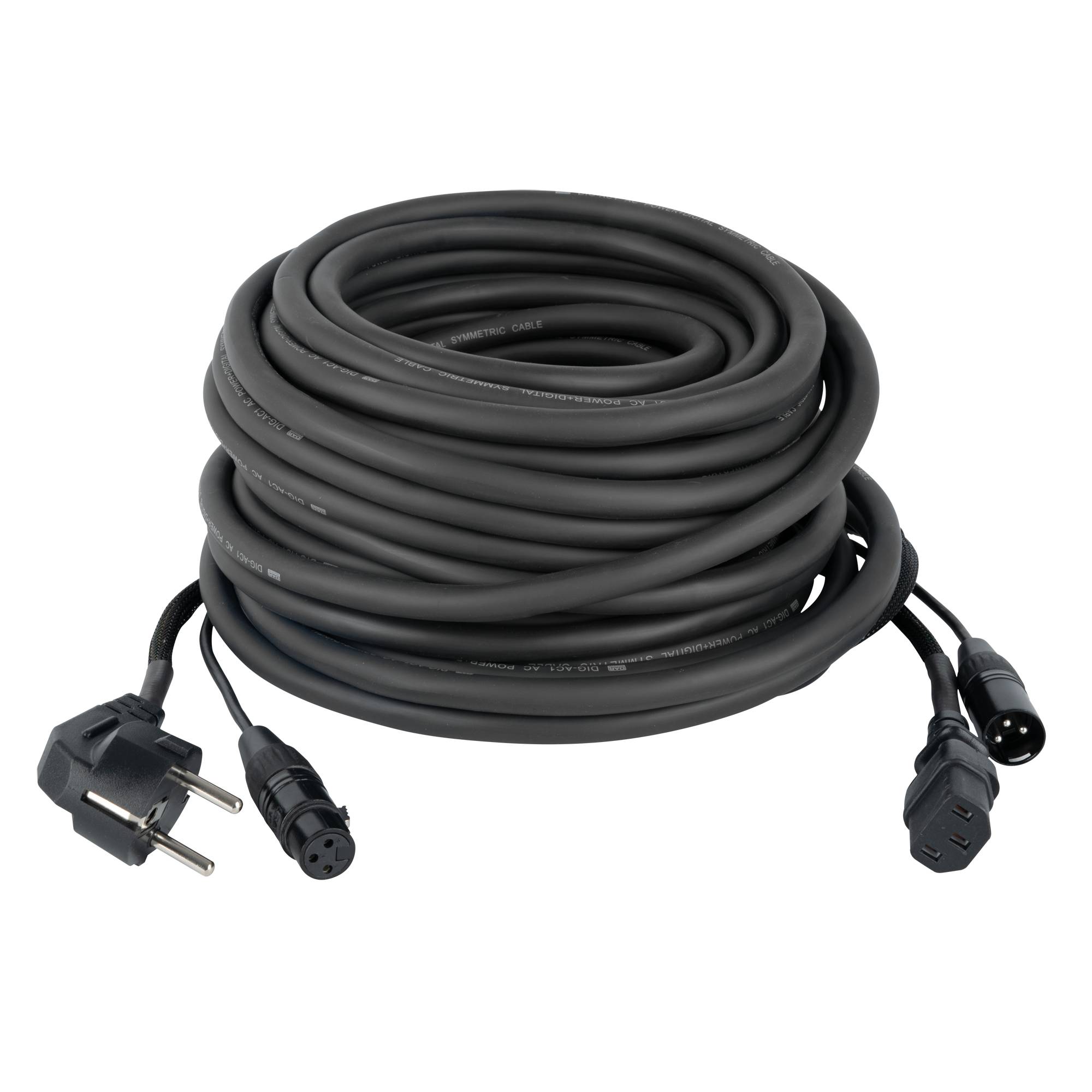 DAP FP08 - Schuko/XLR F - IEC/XLR M - Audio / Power 20 m Audio / Strom