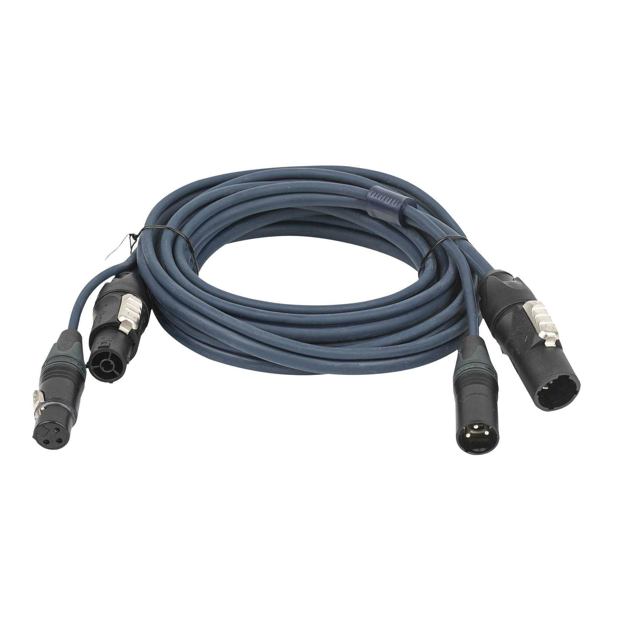 DAP FP-13 Hybrid Cable - powerCON TRUE1 & 3-pin XLR - DMX / Power DMX & Strom - 10 m