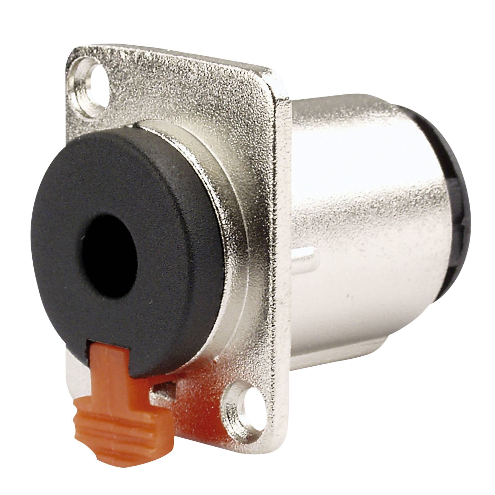 DAP Jack Chassis - Locking - female Nickelgehäuse