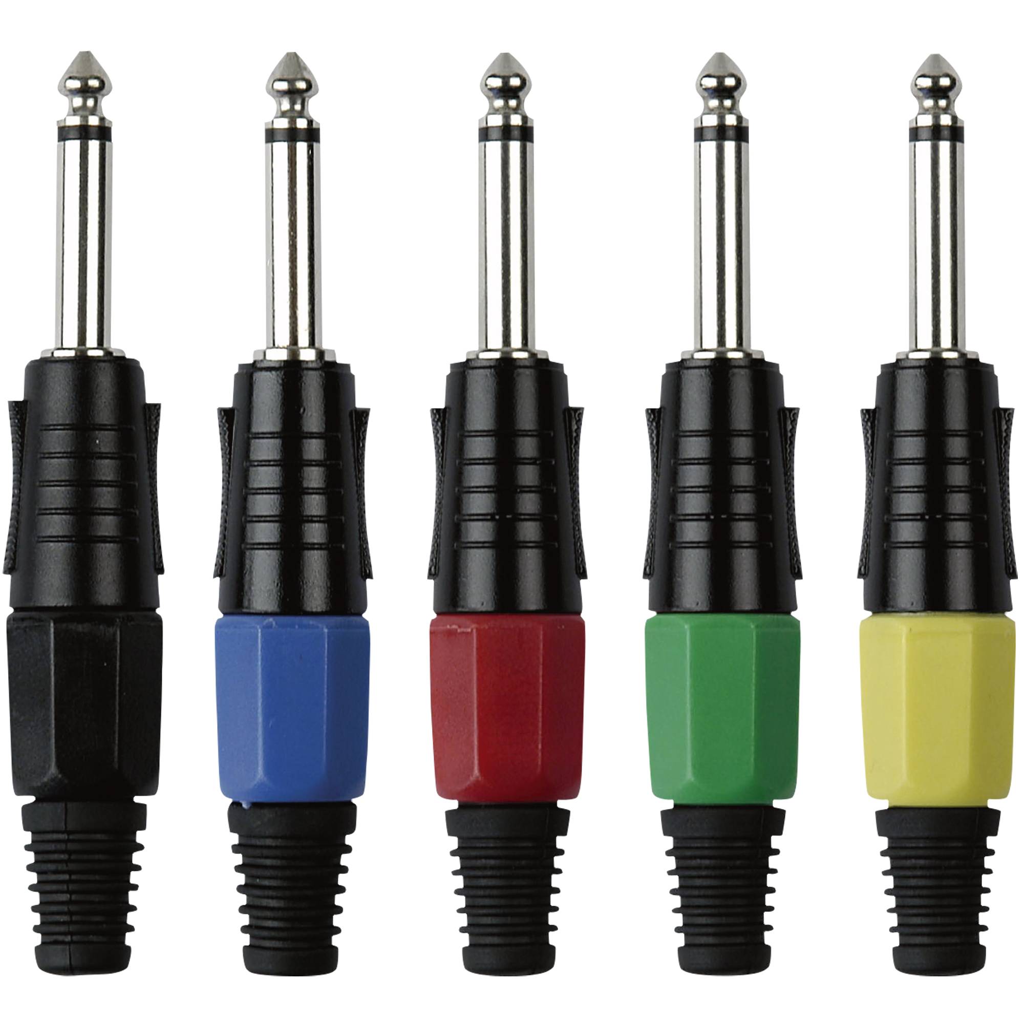 DAP 6.3 mm Jack Plug Mono Black housing Schwarze Kappe