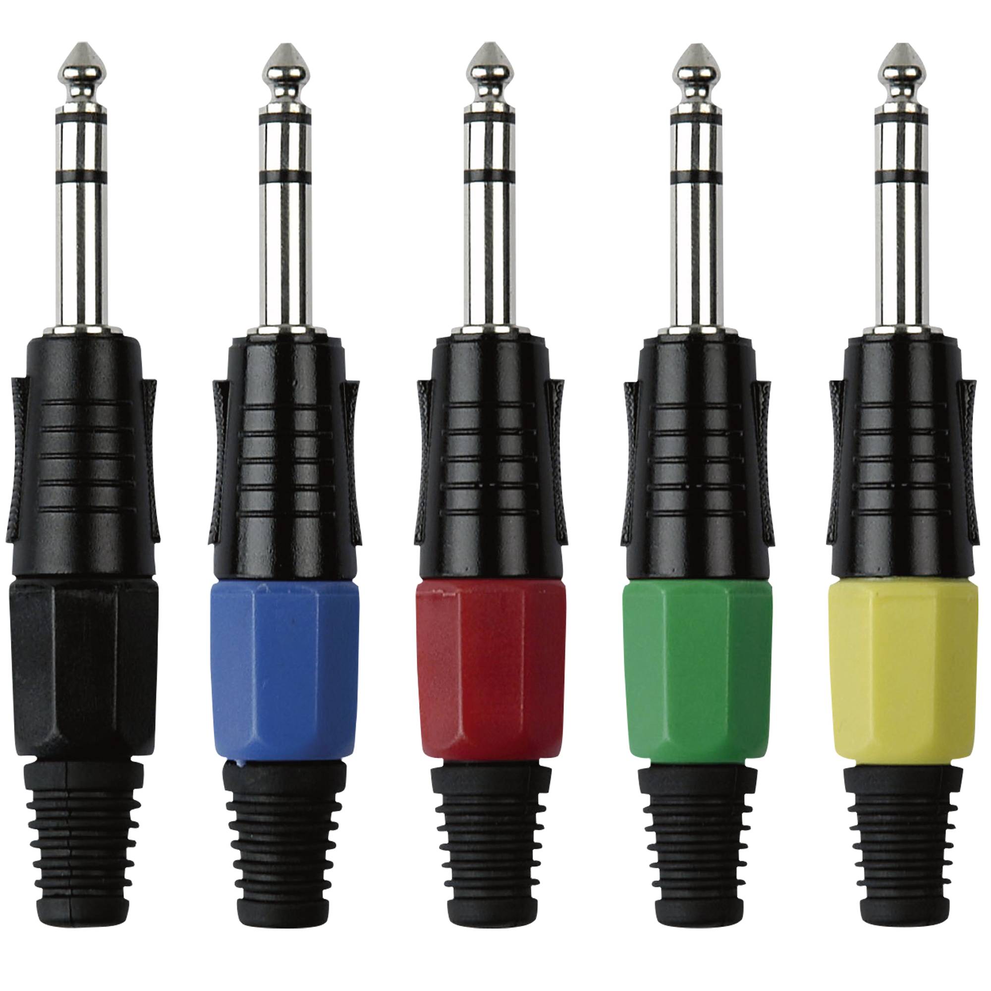 DAP 6.3 mm Jack Plug Stereo Black housing Schwarze Kappe