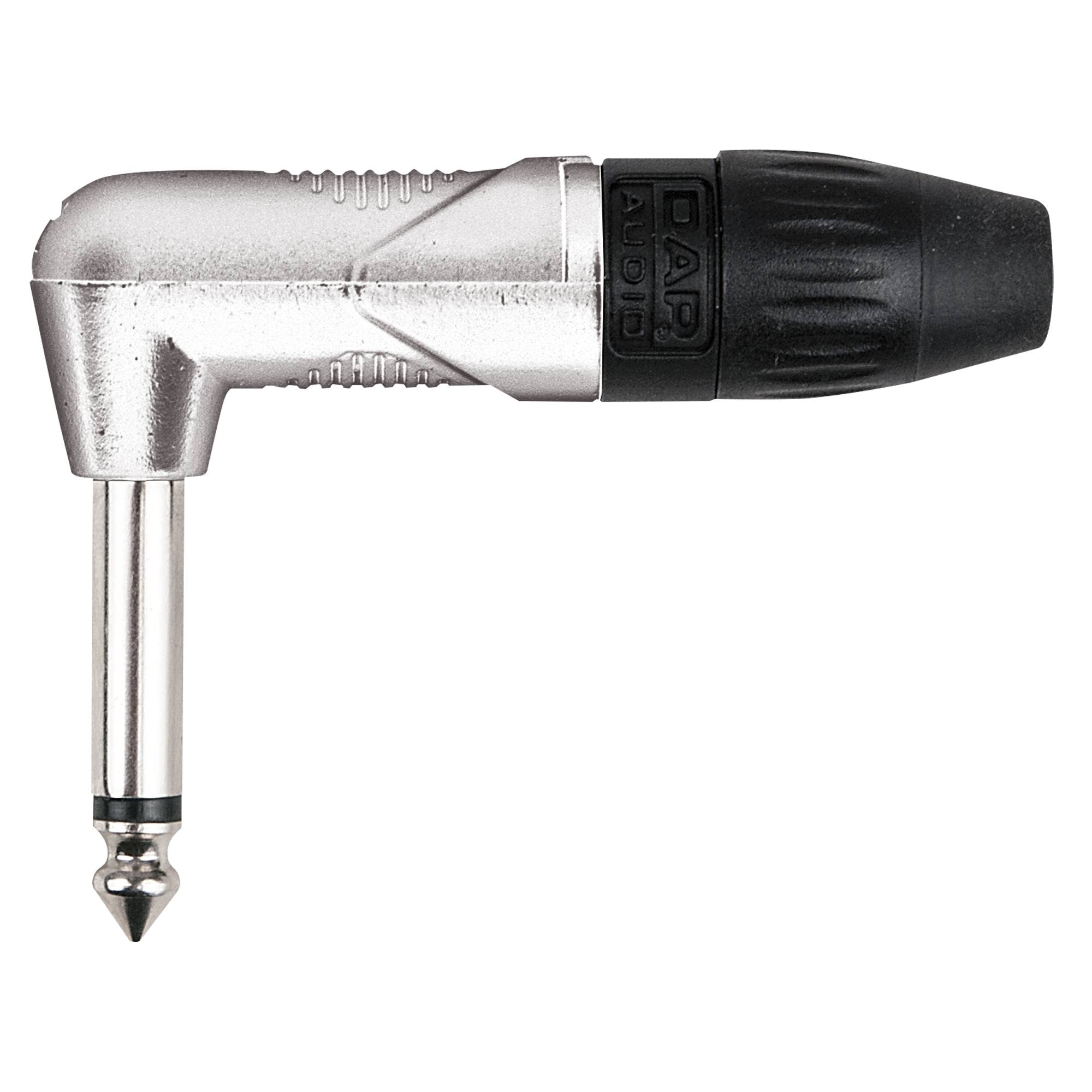 DAP 6.3 mm Right-angle Jack X-type Mono Nickelgehäuse