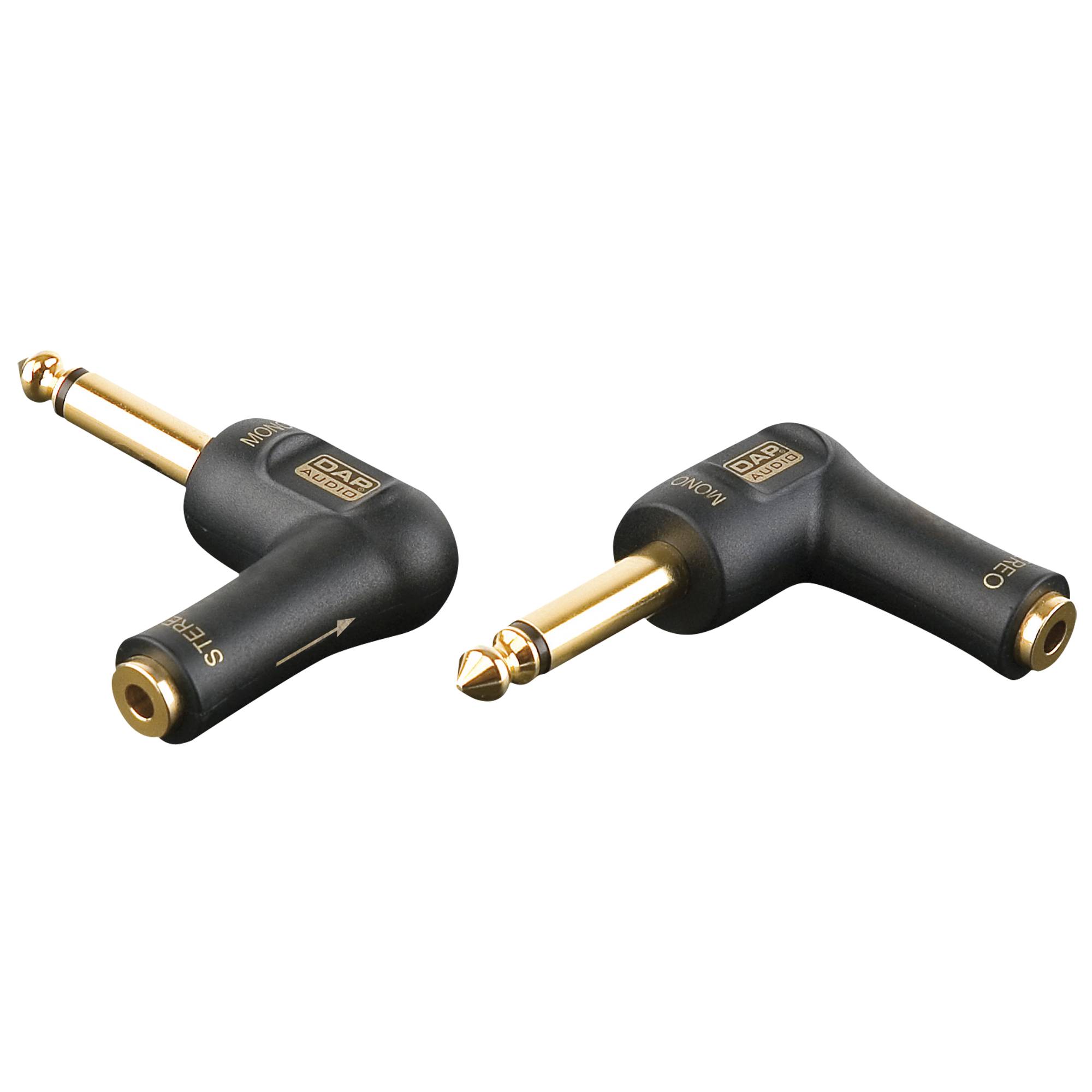 DAP XGA10 - Jack/M mono to mini-jack/F - 90° - incl. 2x 10 kilo-Ohm resistors Inkl. 2 x 10 kOhm Widerstände