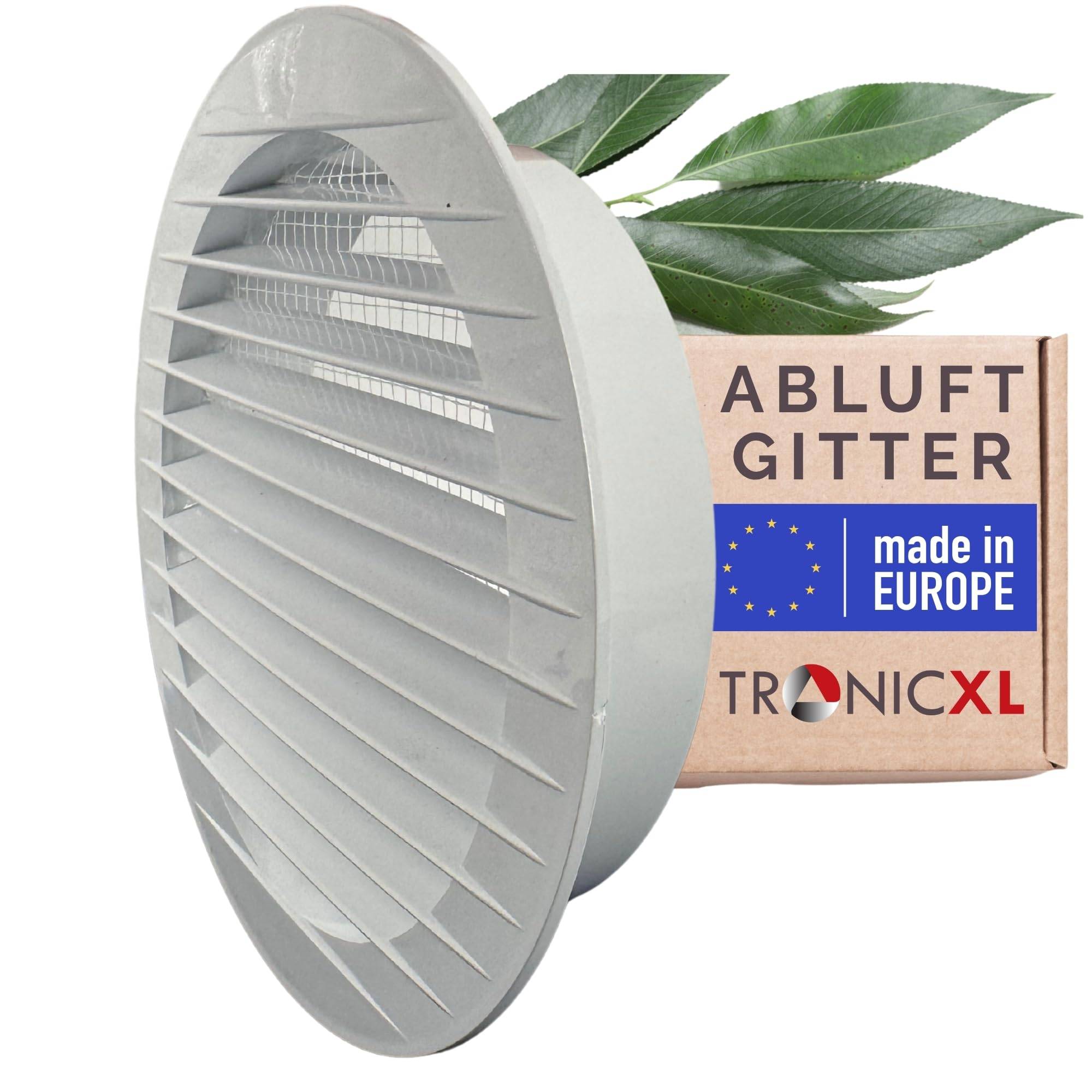 150mm Lüftungsgitter Abluftgitter mit Fliegengitter für Bad Küche Trockner Wohnmobil Gewächshaus Garage Growbox Abluft Zuluft Klimaanlage