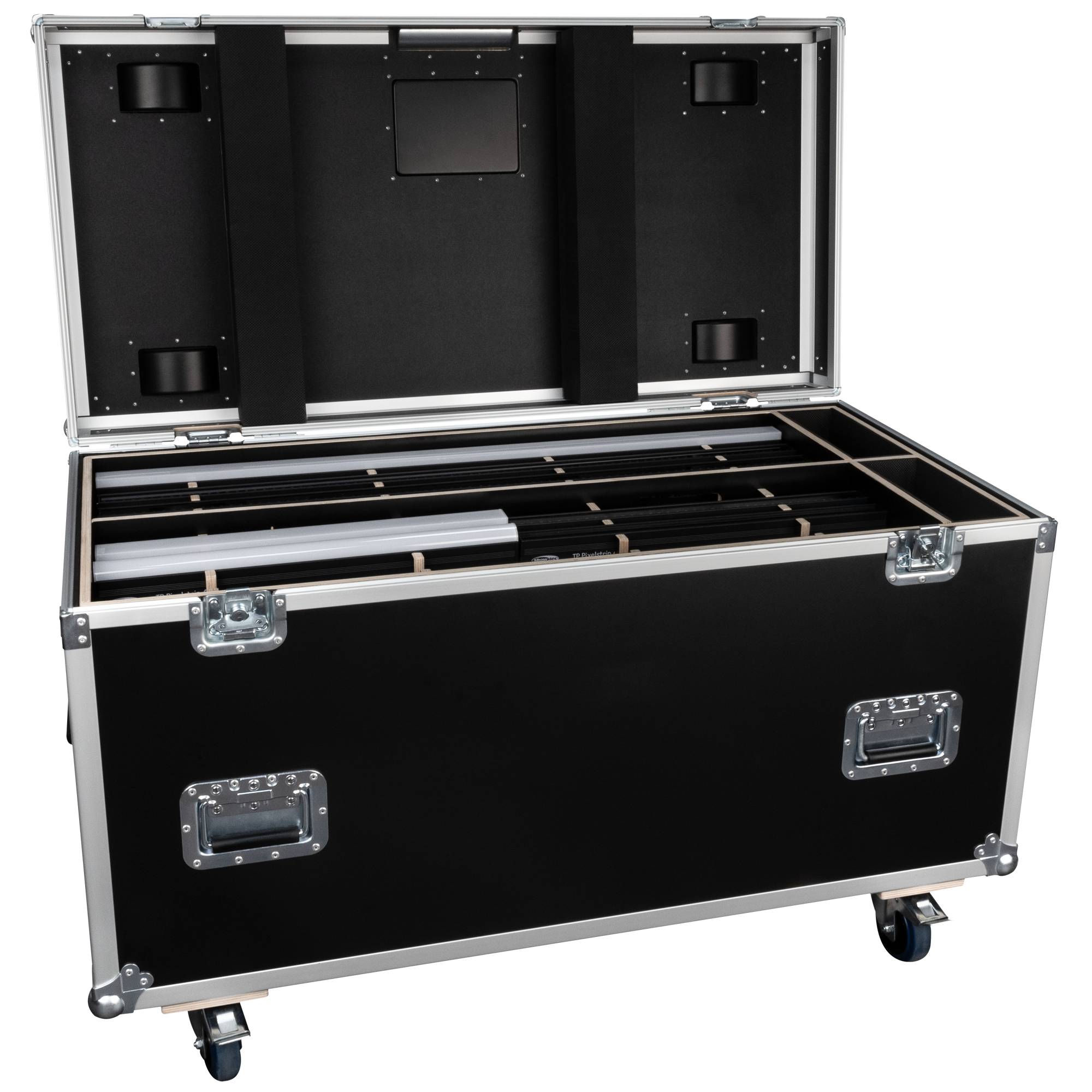 SHOWTEC Case for IP Pixelstrip 40 and 80 Mit Fächern für IP Pixel Controller und Zubehör