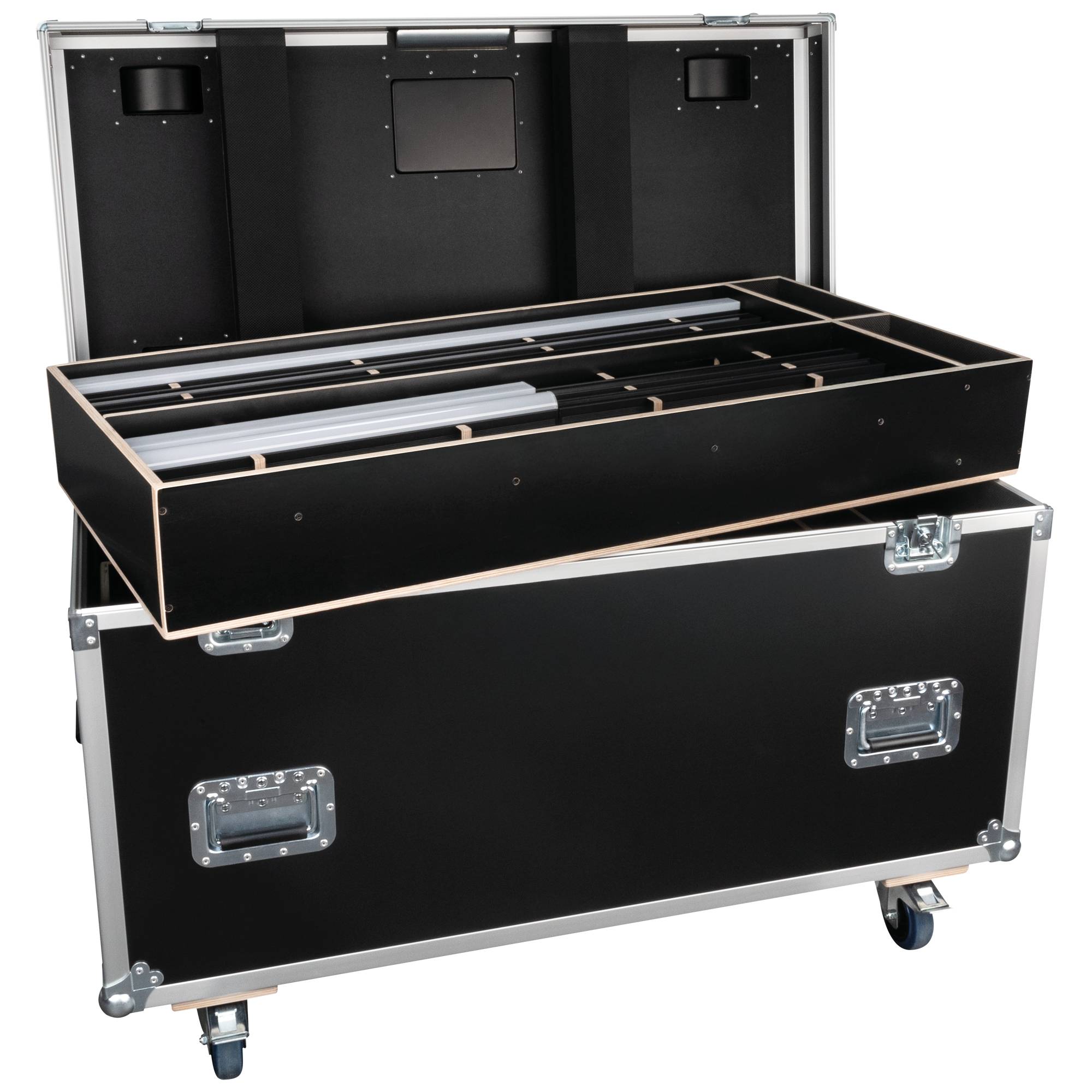 SHOWTEC Case for IP Pixelstrip 40 and 80 Mit Fächern für IP Pixel Controller und Zubehör