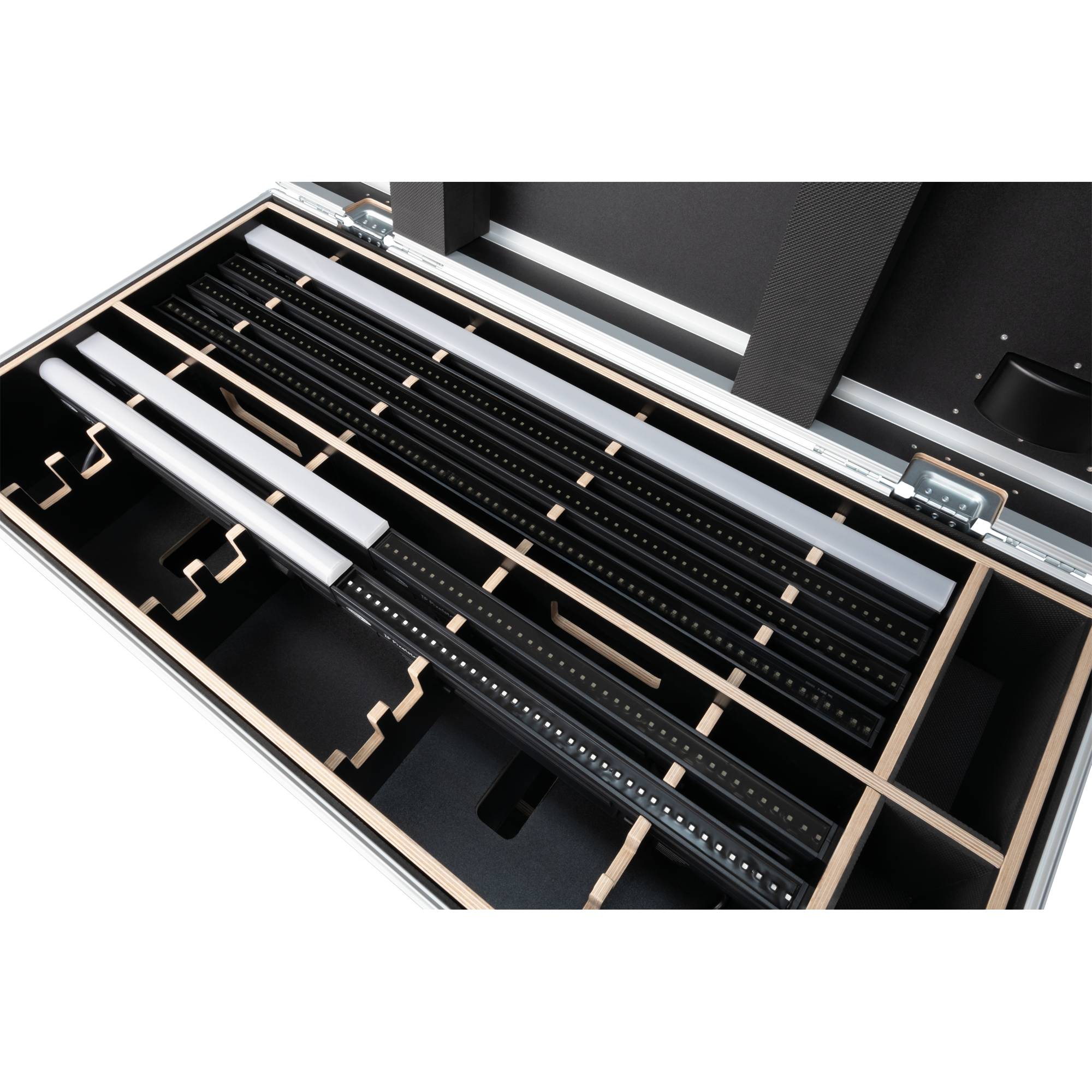 SHOWTEC Case for IP Pixelstrip 40 and 80 Mit Fächern für IP Pixel Controller und Zubehör