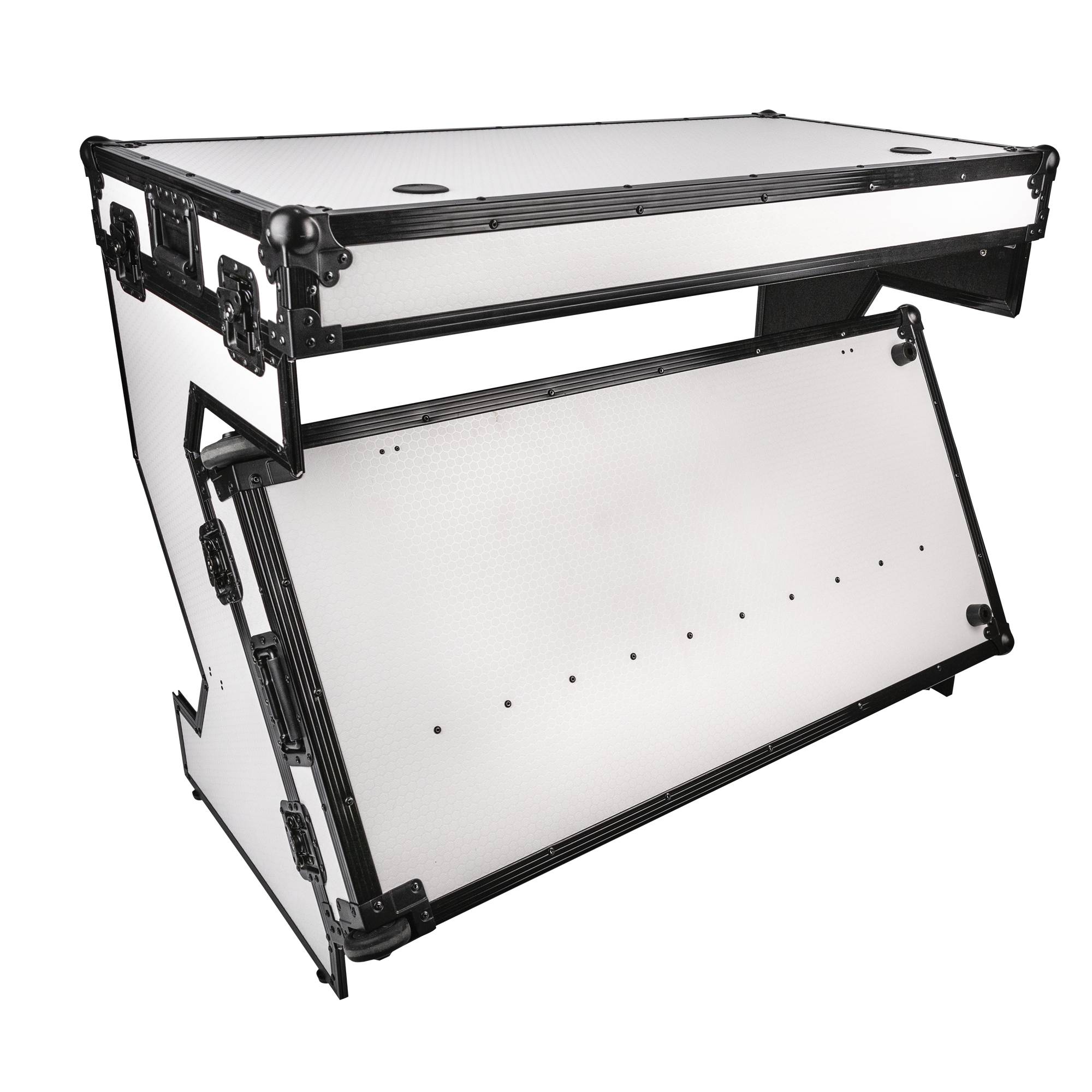 SHOWGEAR Portable Z-Style Table Mehrzweck - Hybrides Flightcase - Weiß