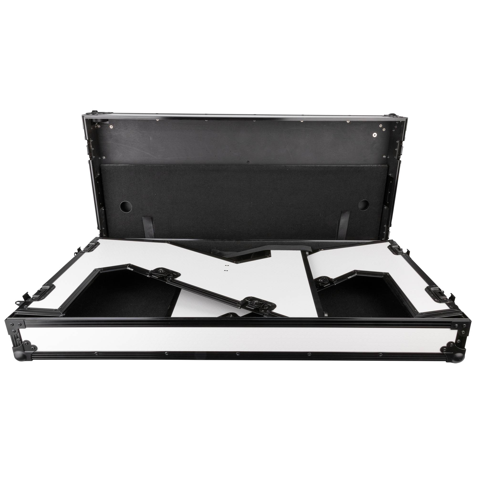 SHOWGEAR Portable Z-Style Table Mehrzweck - Hybrides Flightcase - Weiß