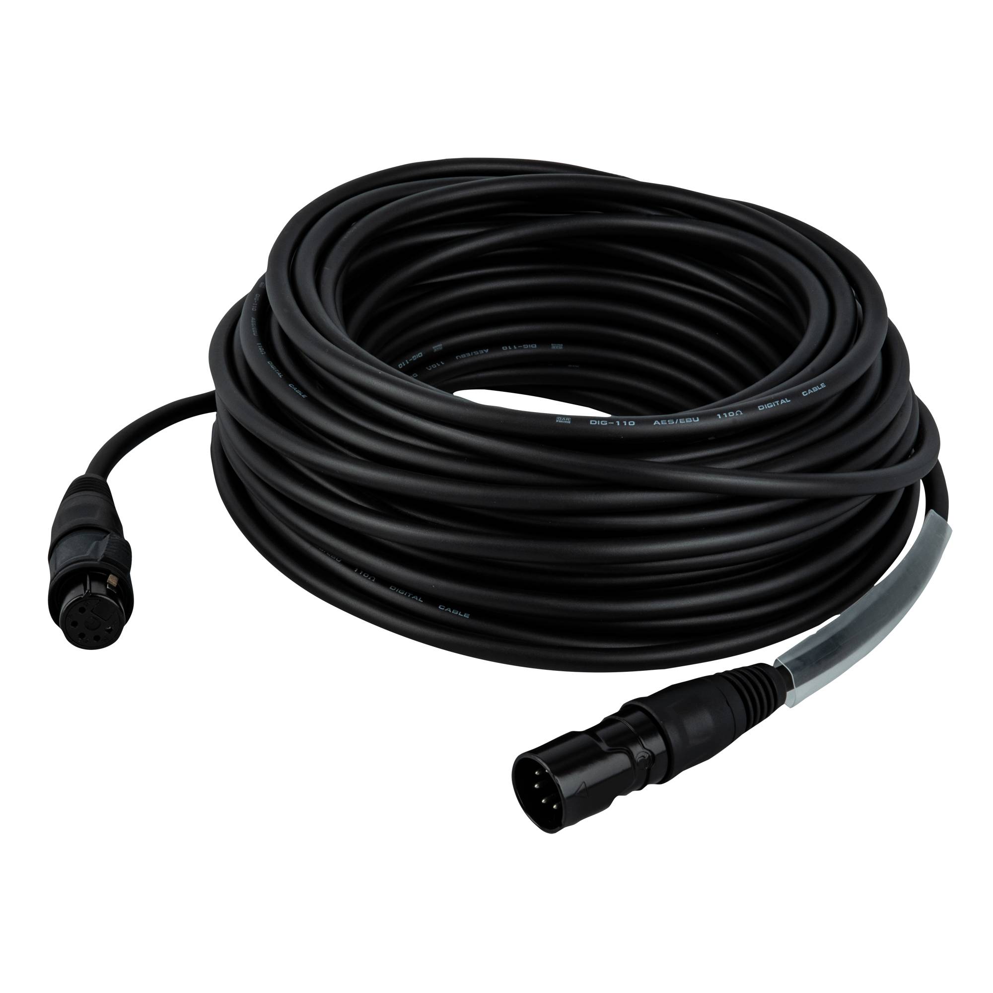 DAP FLR75 - IP65 DMX/AES-EBU XLR/M 5P to XLR/F 5P Rean RCX5 connectors 15 m