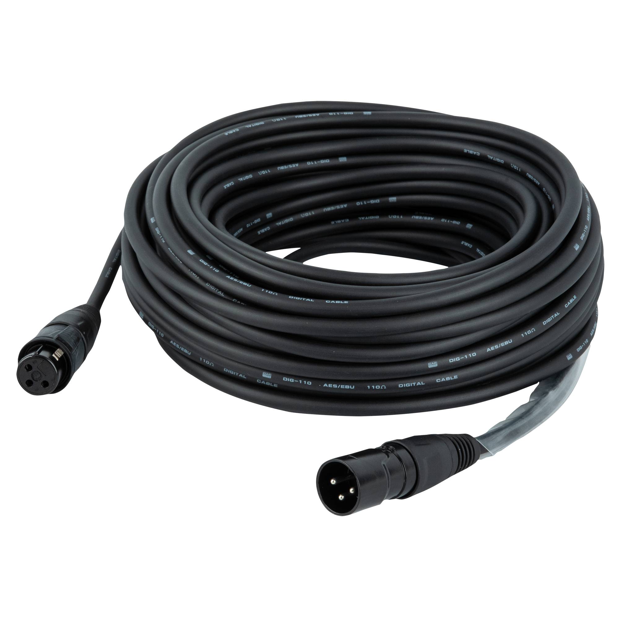 DAP FLR73 - IP65 DMX/AES-EBU XLR/M 3P to XLR/F 3P Rean RCX3 series 15 m