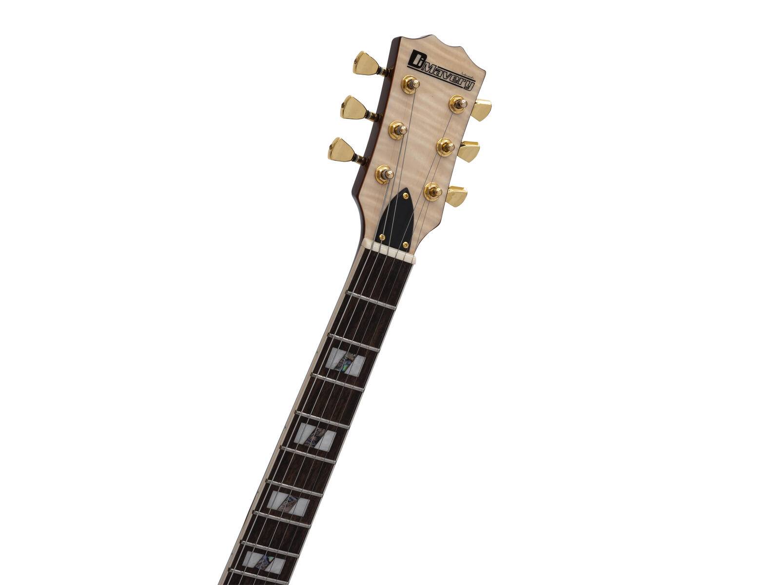 DIMAVERY LP-600 E-Gitarre, braun