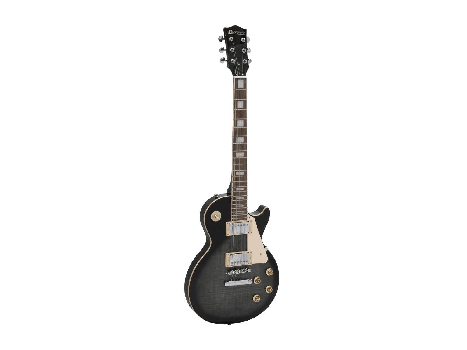 DIMAVERY LP-750 E-Gitarre, Translucent gray blackburst