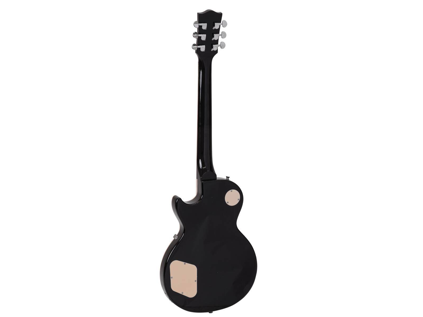 DIMAVERY LP-700 E-Gitarre, flamed braun