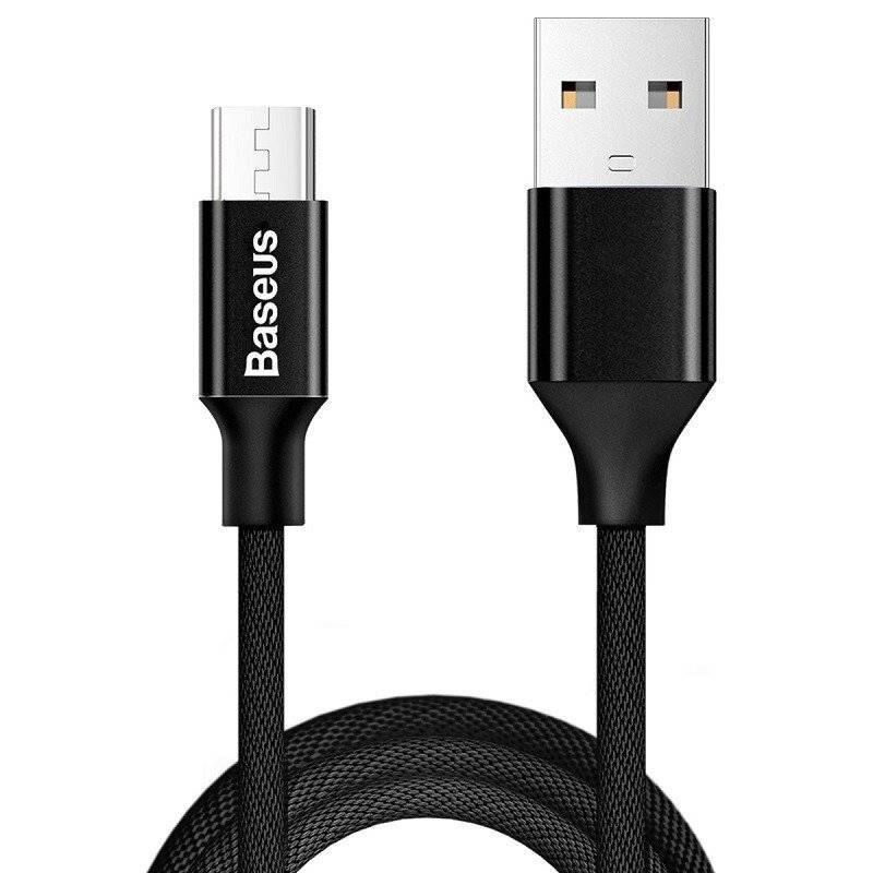 Baseus Yiven Micro USB Kabel 150cm 2A - Schwarz
