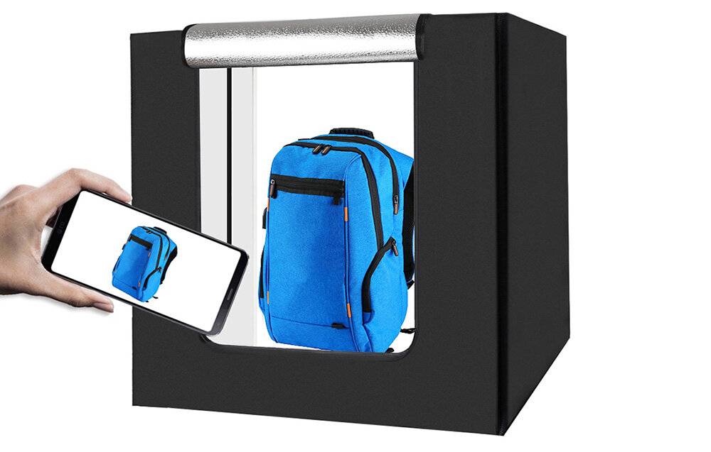 80 cm LED-lichtschattenfreies Zelt, 8500 Lumen, Puluz